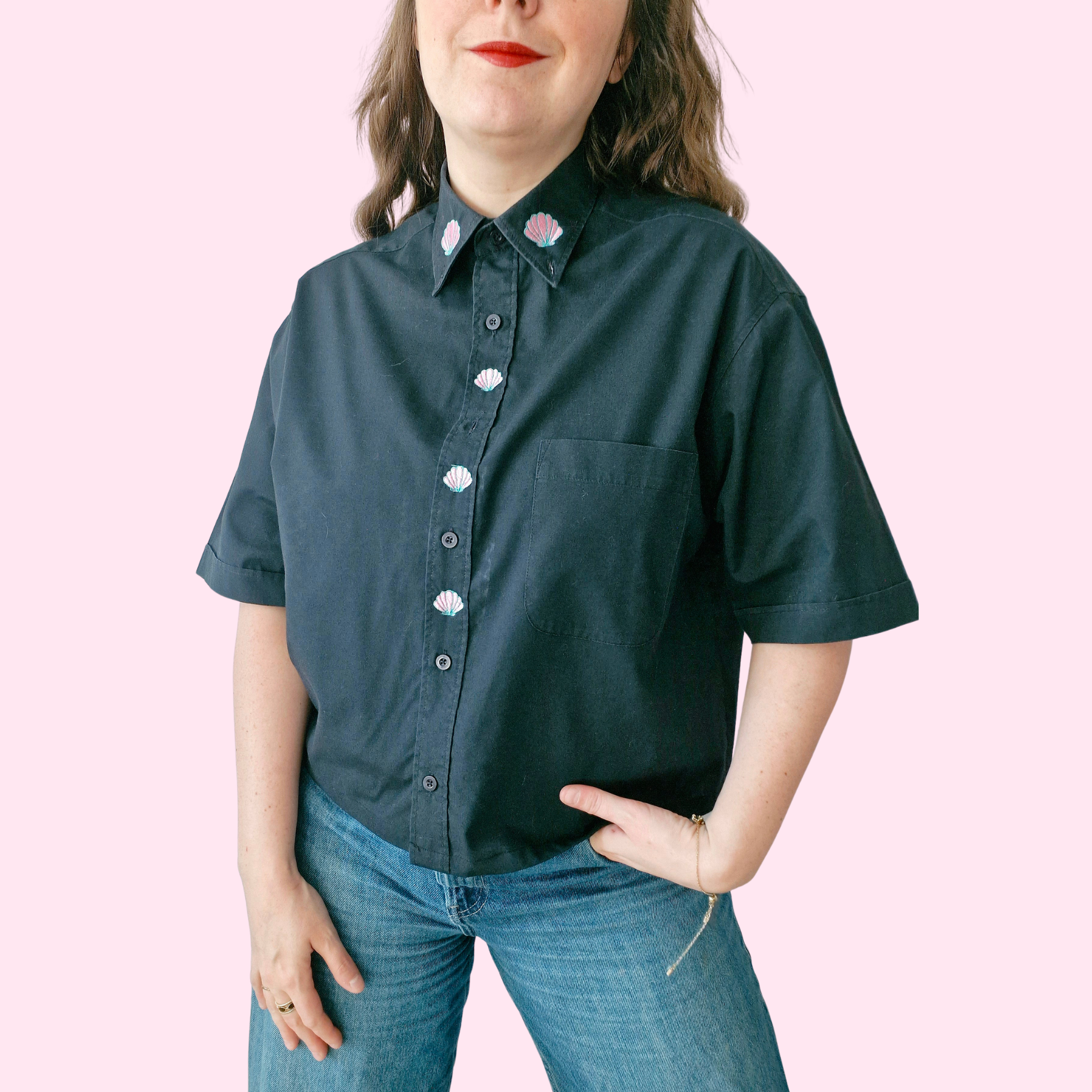 Chemise création -  coquillage