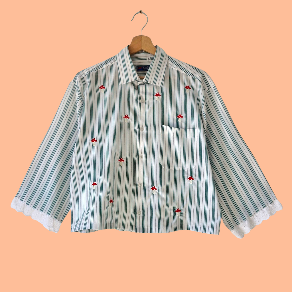 chemise petits champignons