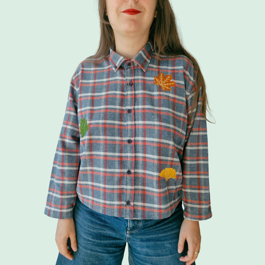 chemise Feuilles mortes