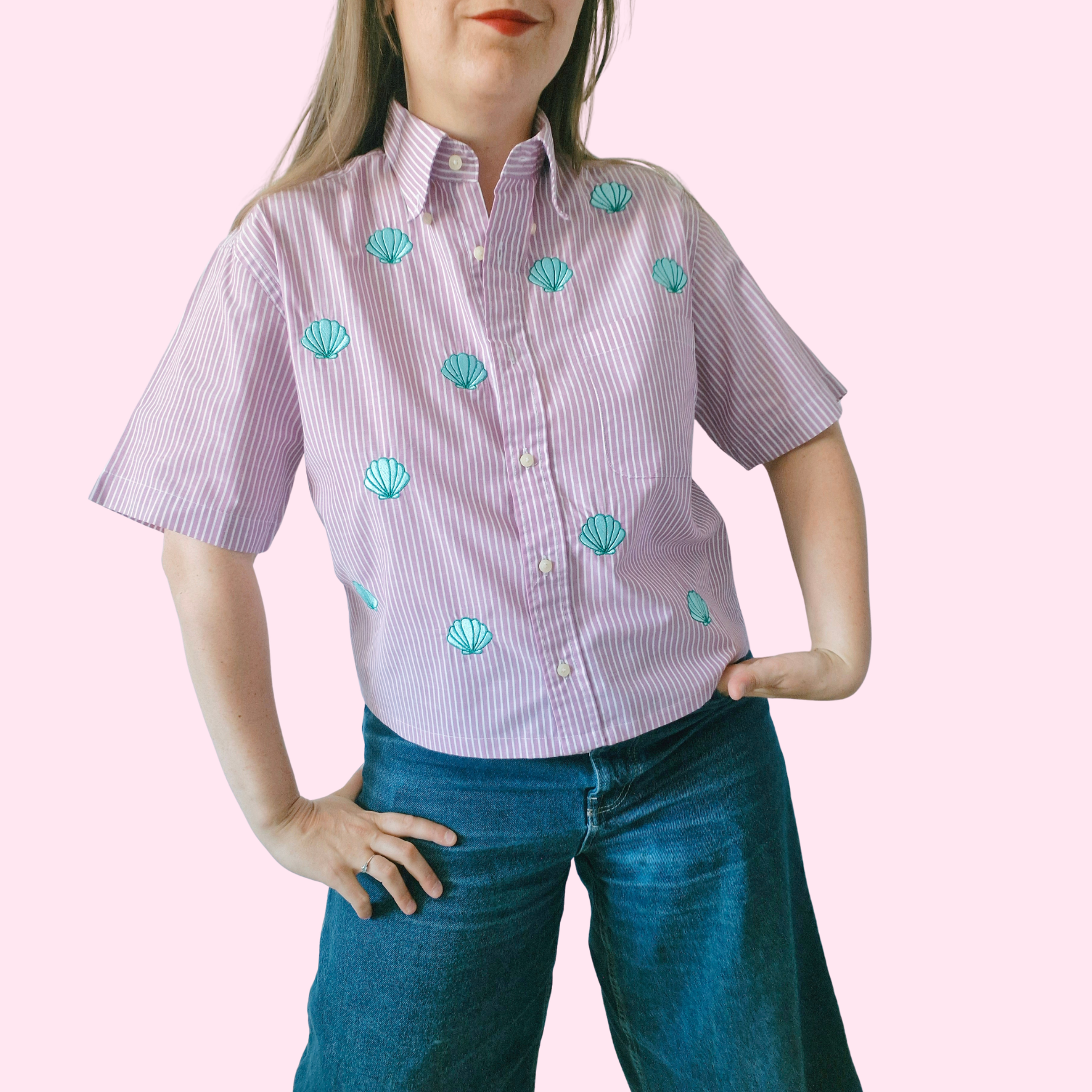 chemise coquillages