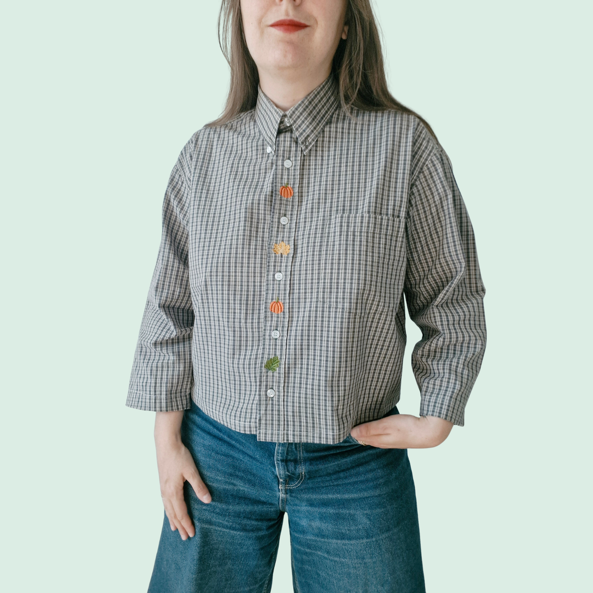 chemise Feuilles et courges