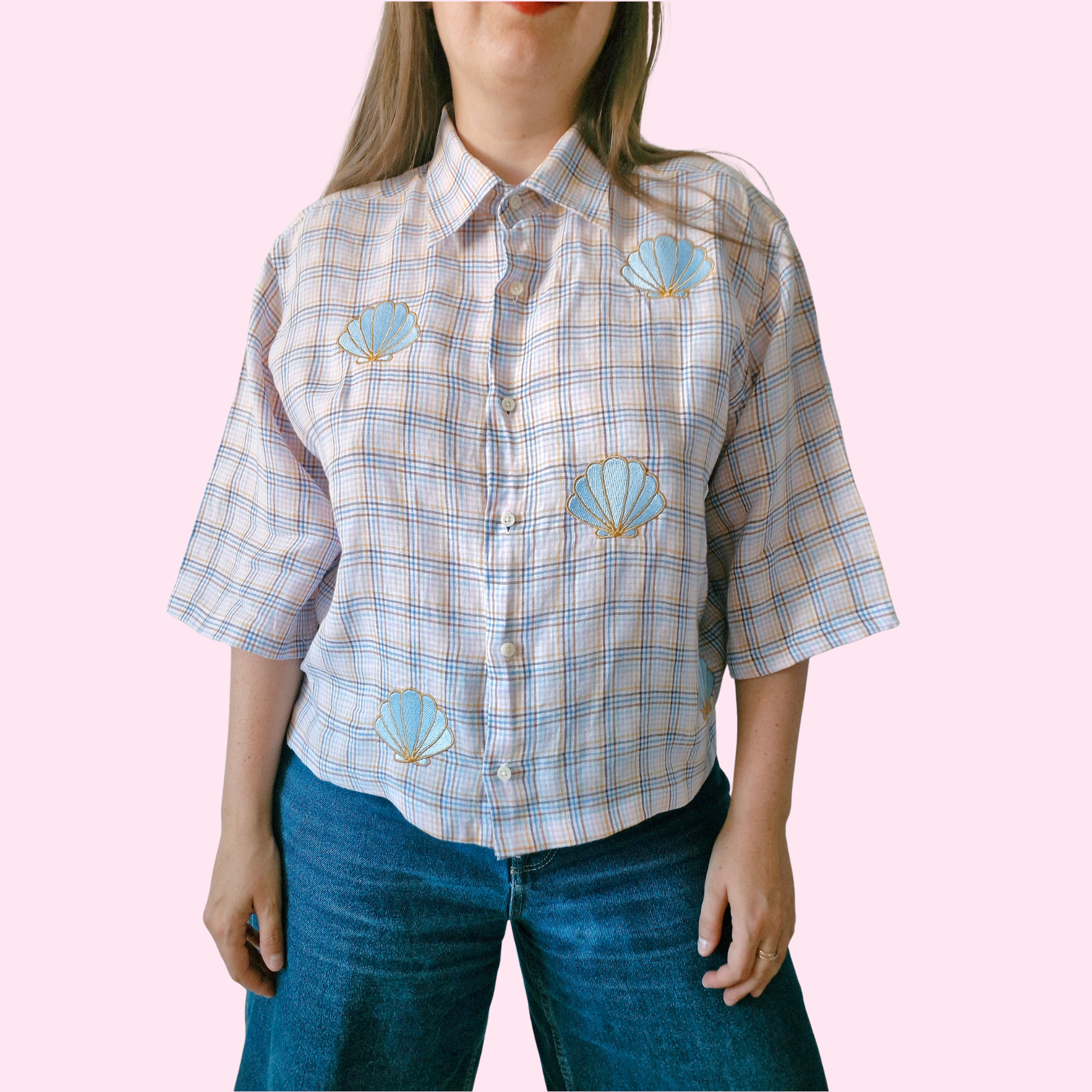 chemise coquillage