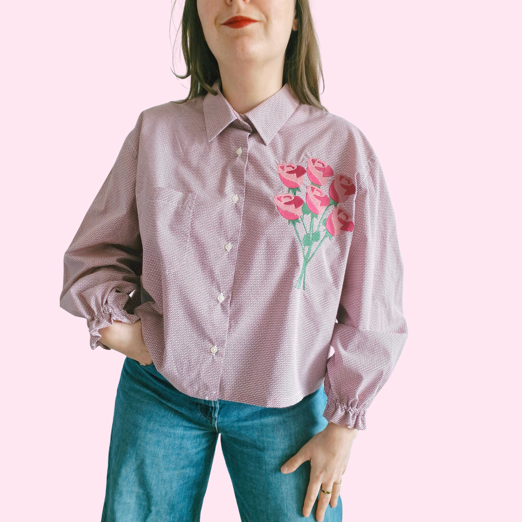 Chemise création - Bouquet