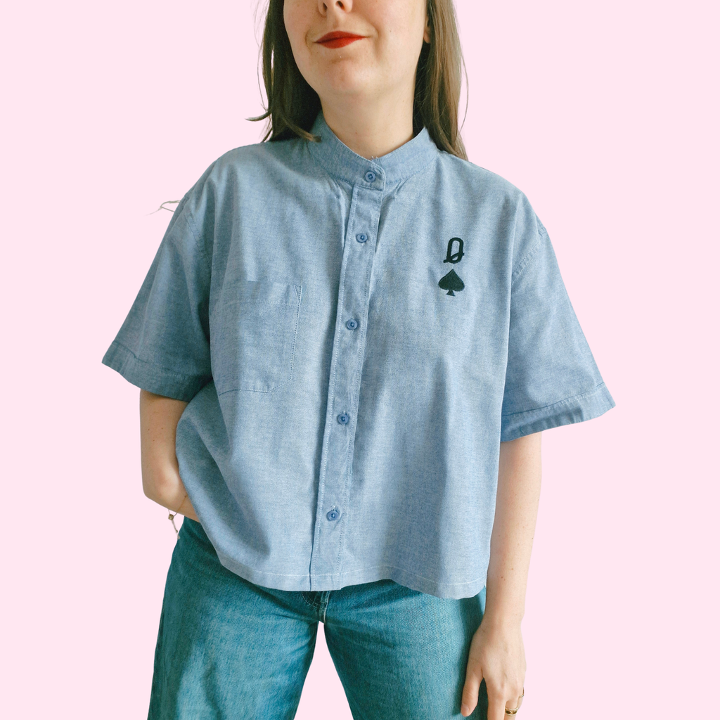 Chemise création - Reine de Piques