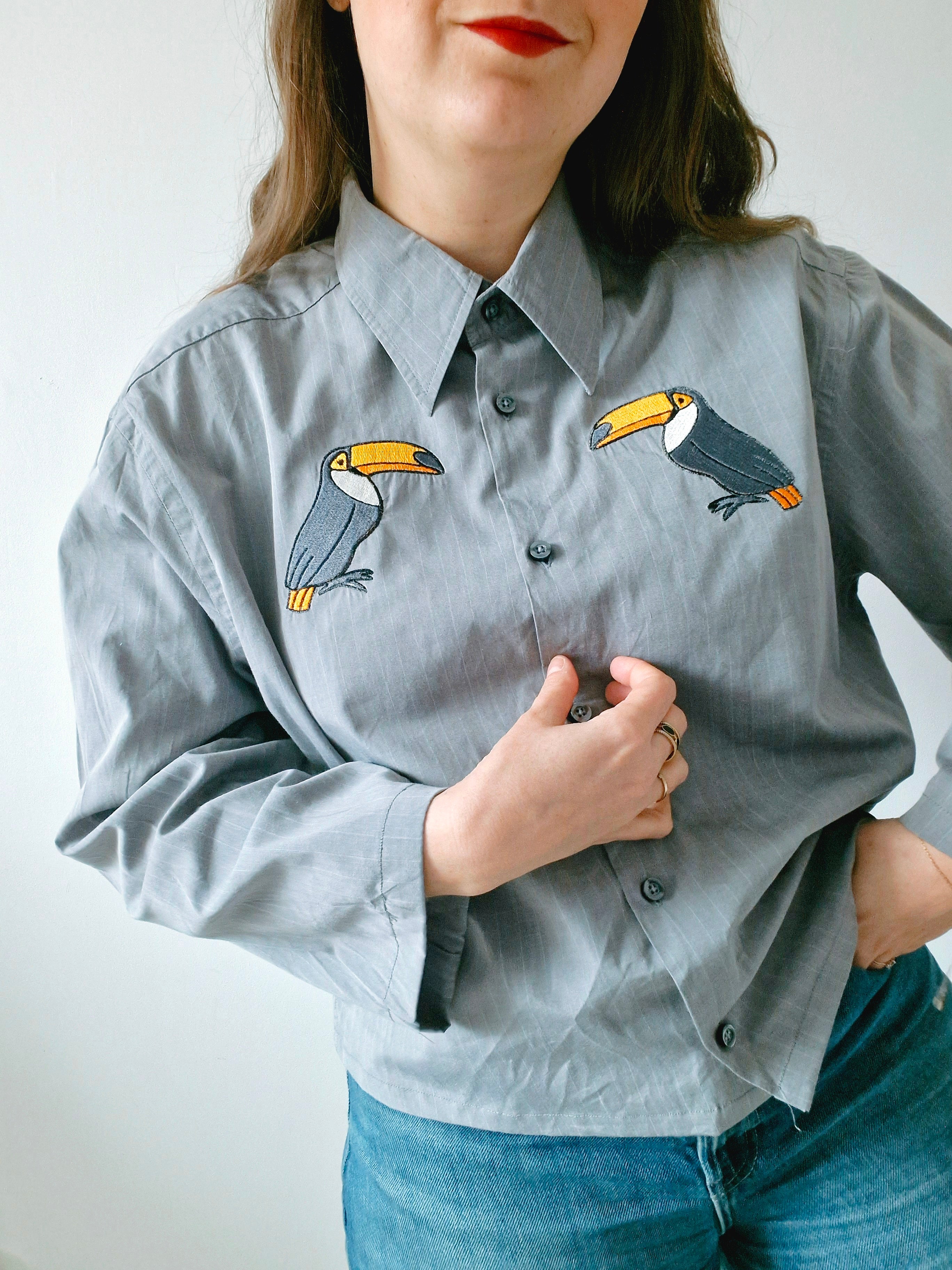 Chemise création – Toucans