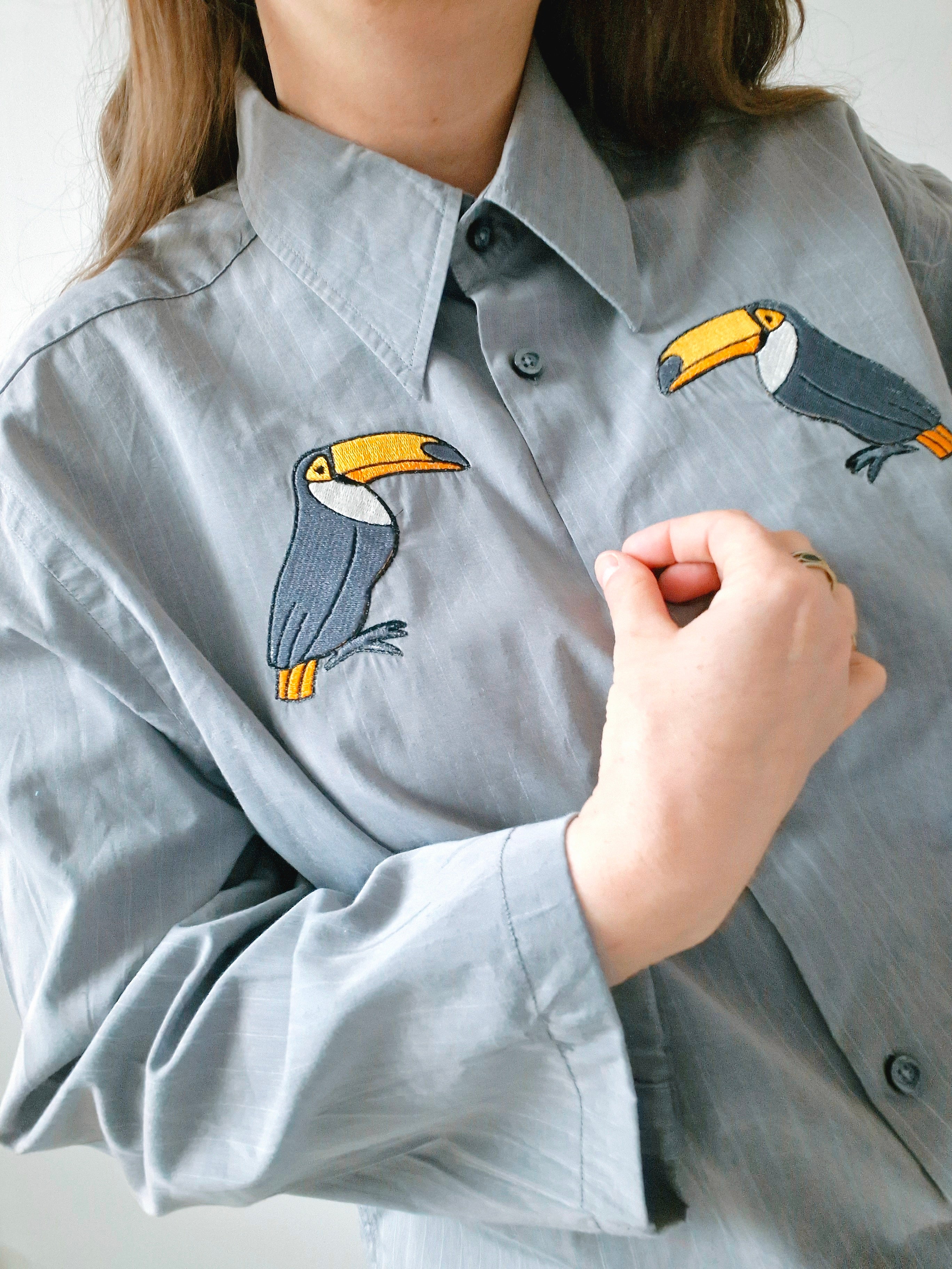 Chemise création – Toucans