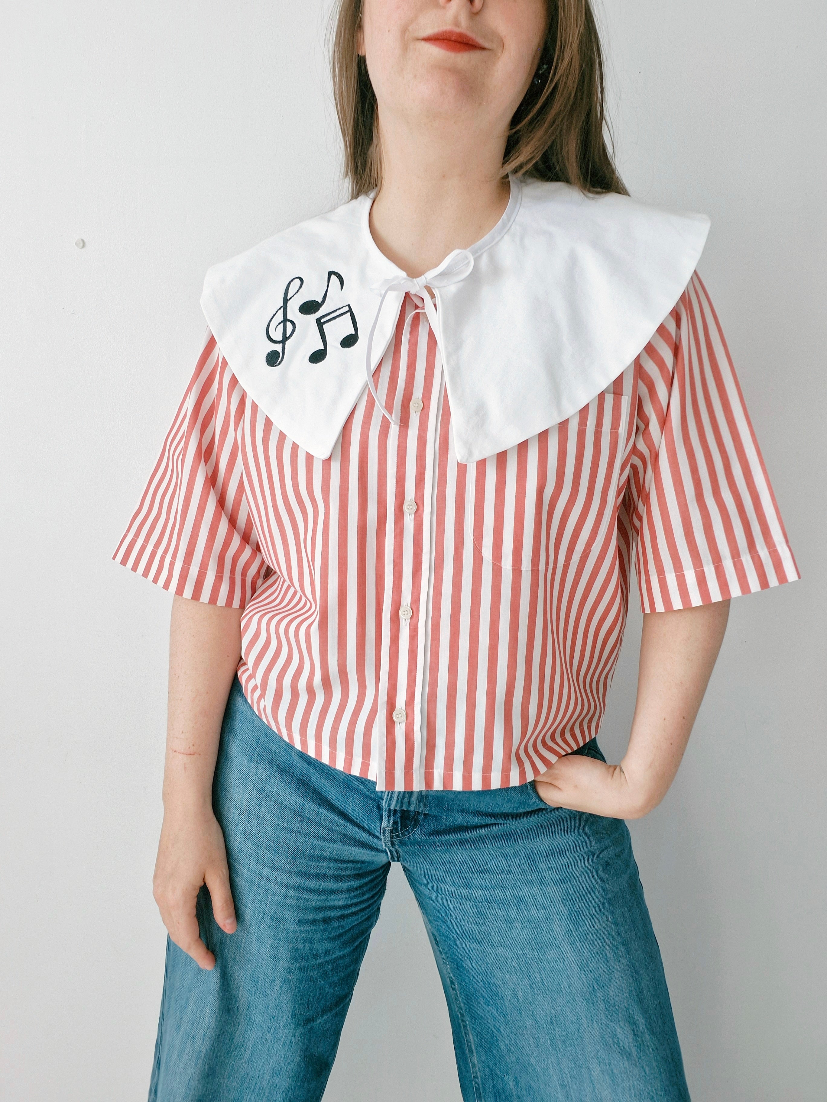 Chemise création - Notes & col XXL