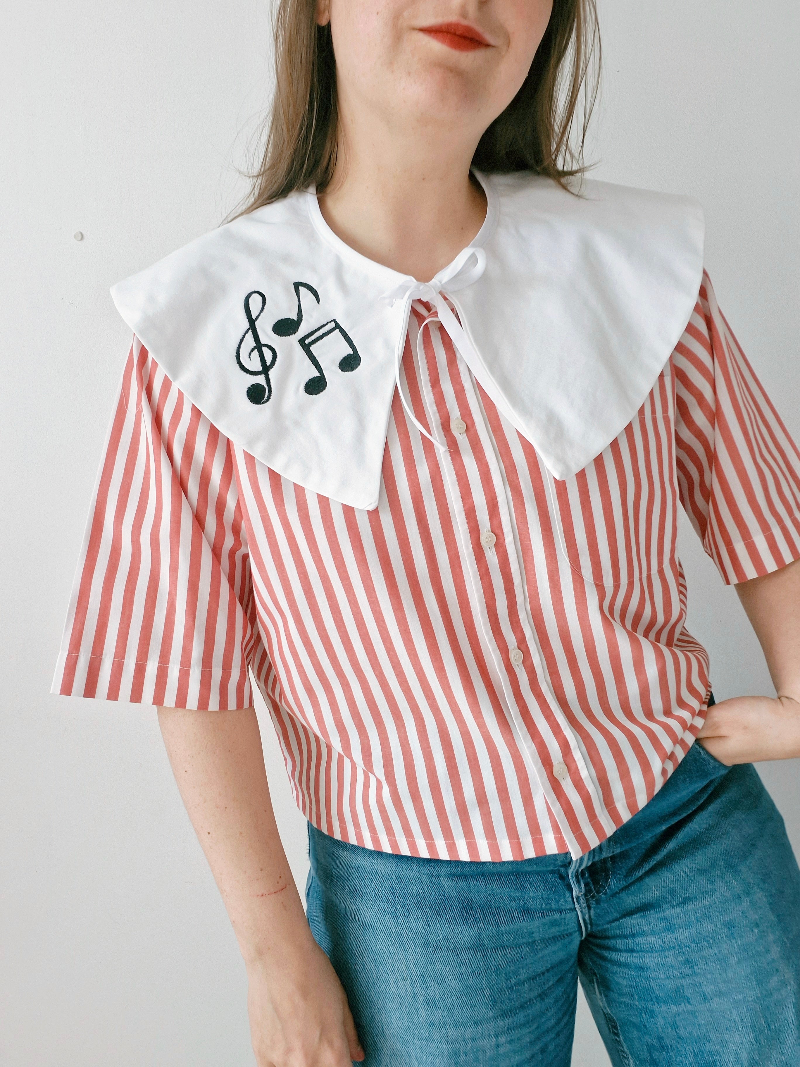 Chemise création - Notes & col XXL