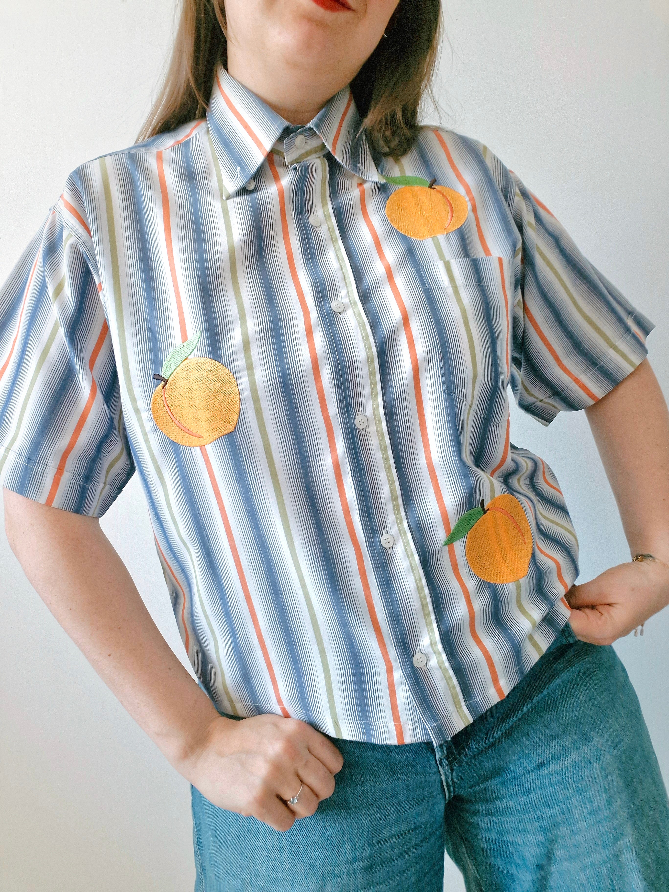 Chemise pêche
