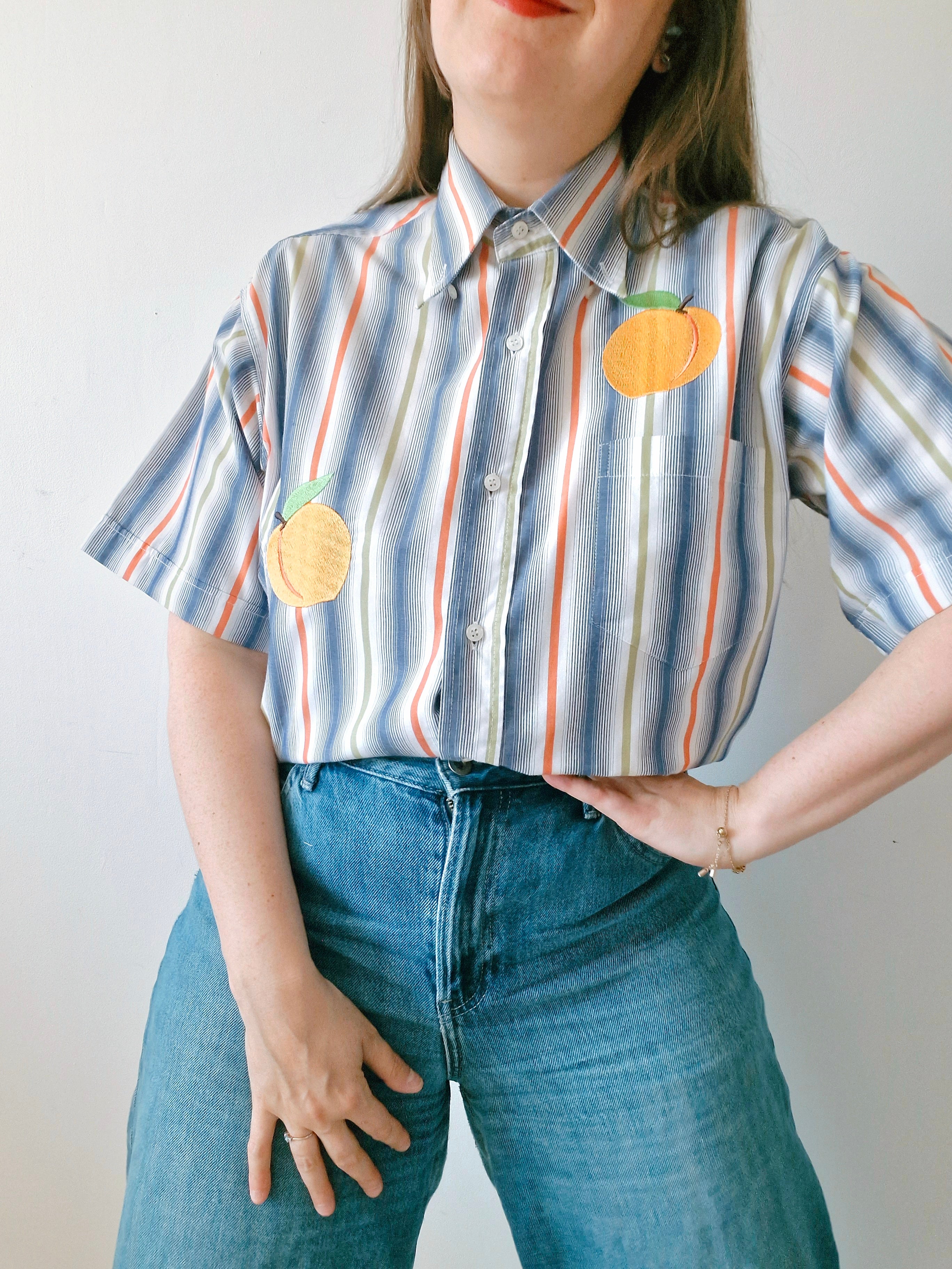 Chemise pêche