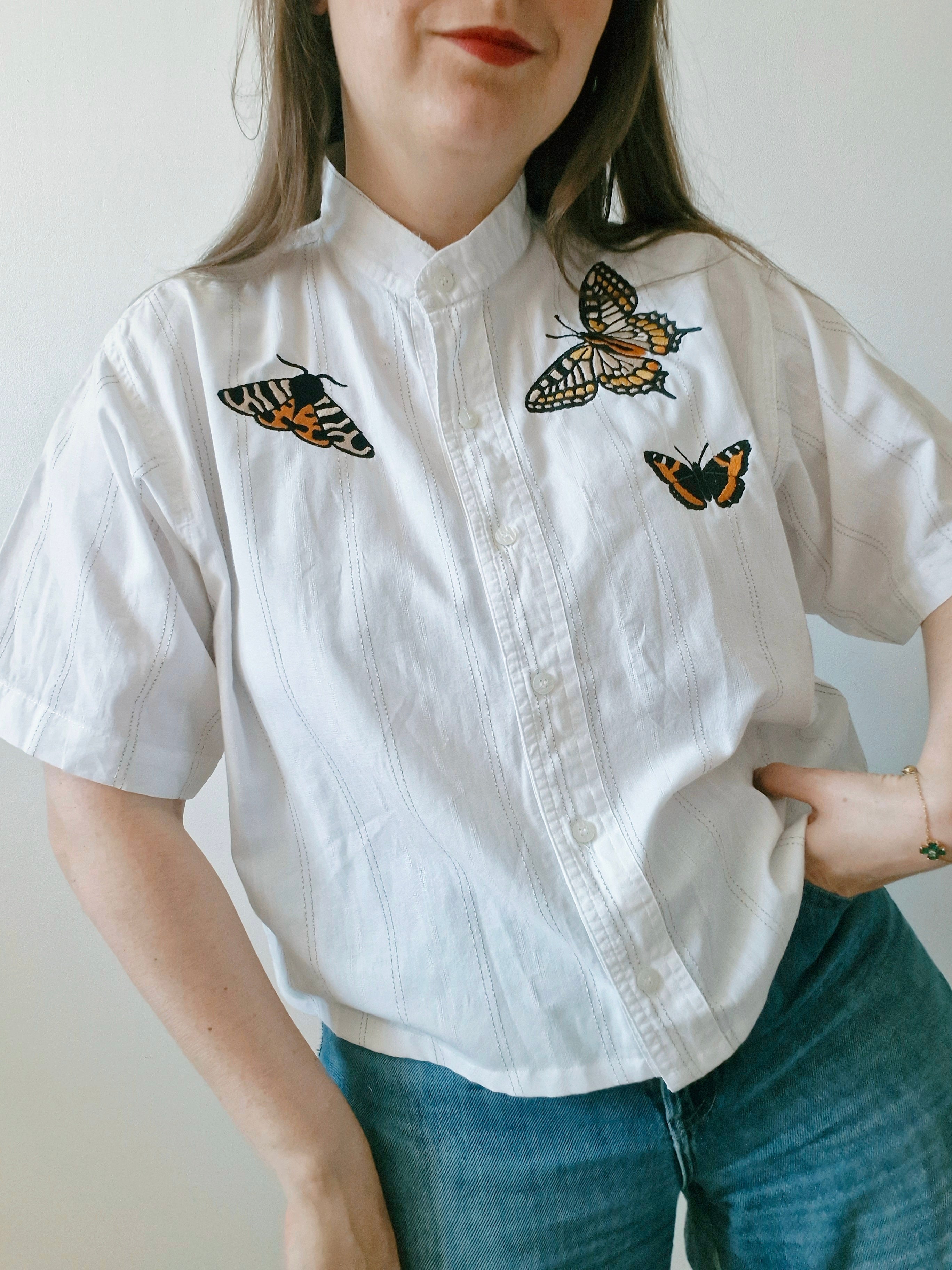 chemise Papillons