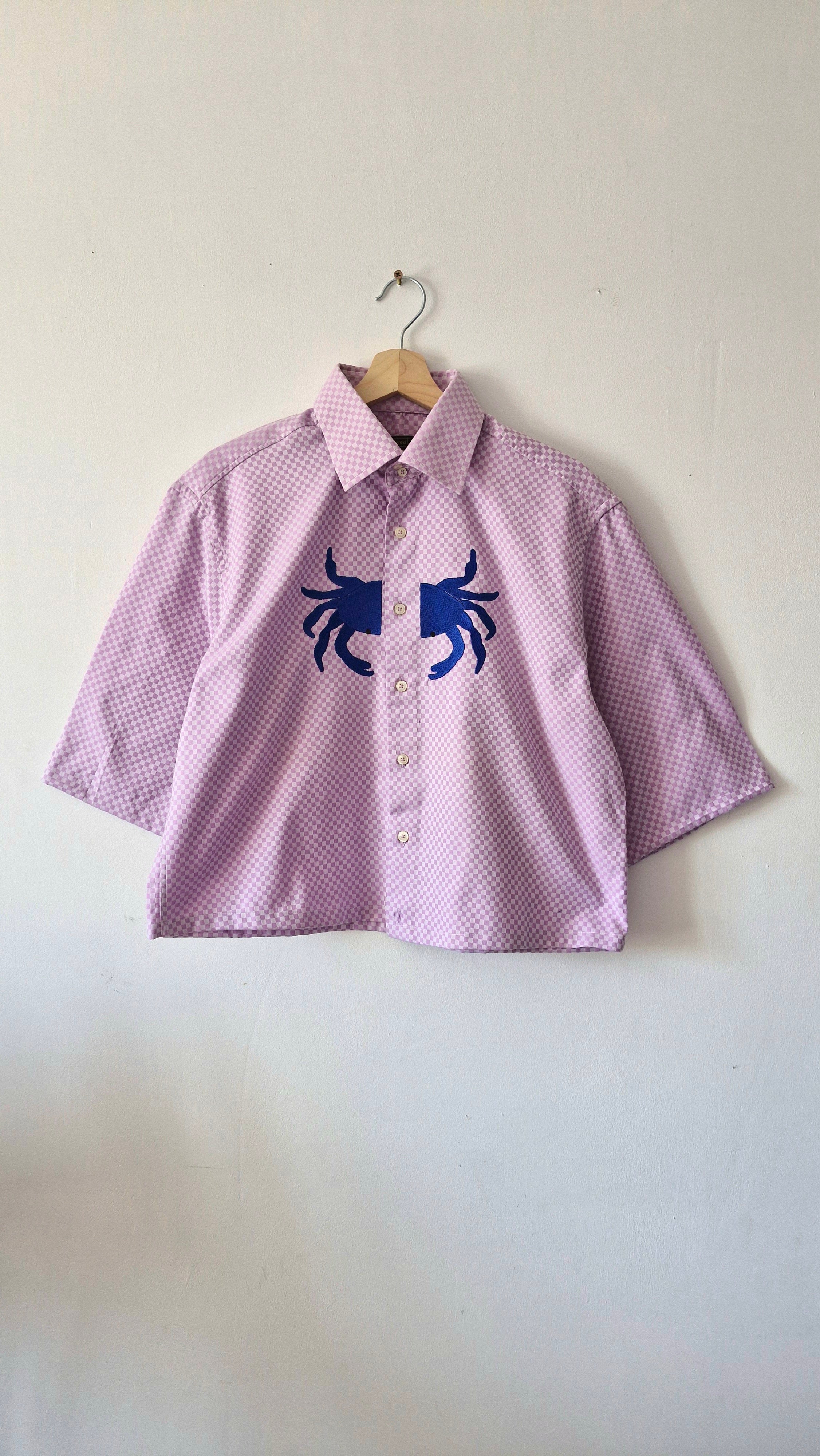 chemise lila crabe