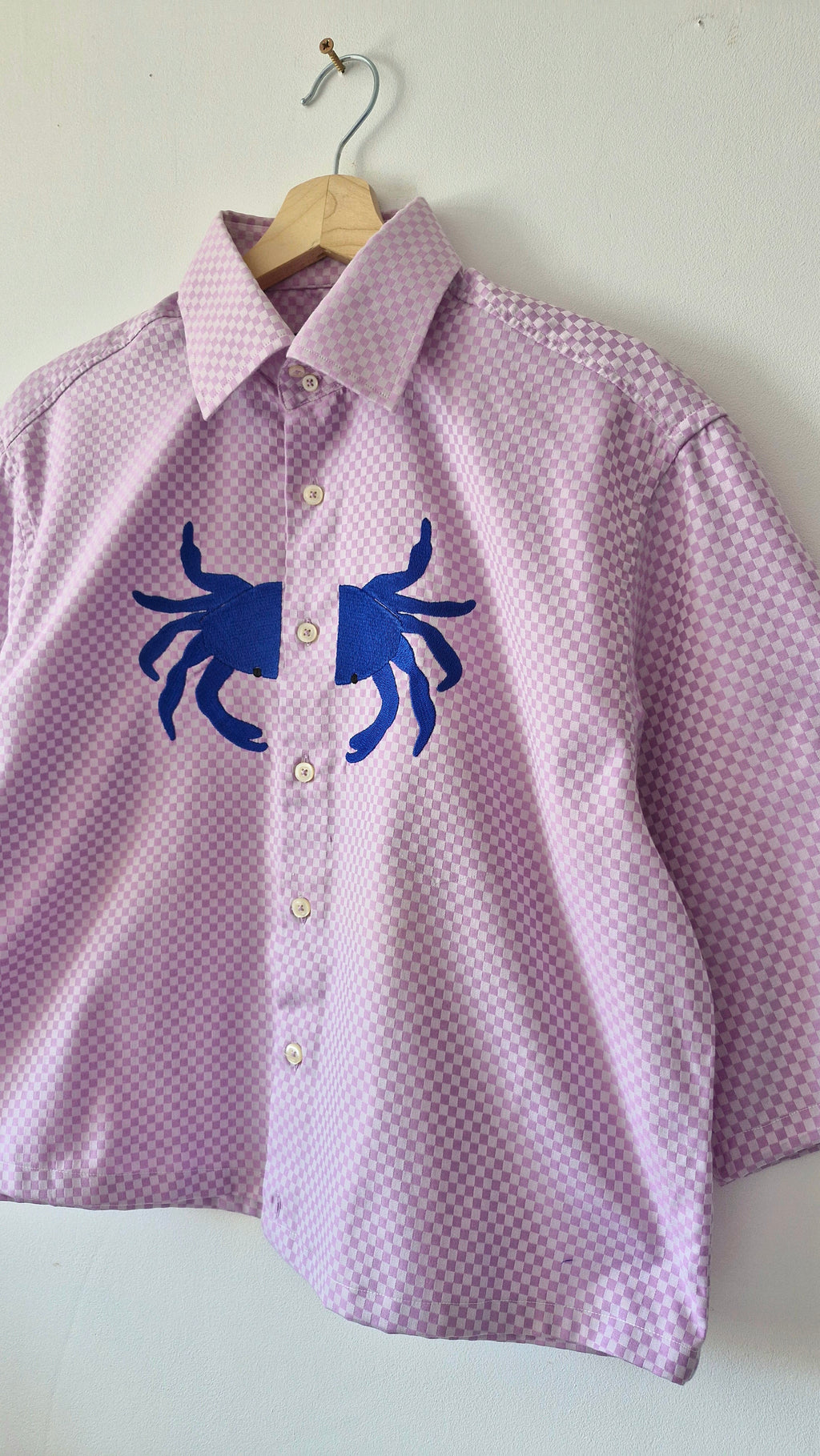 chemise lila crabe