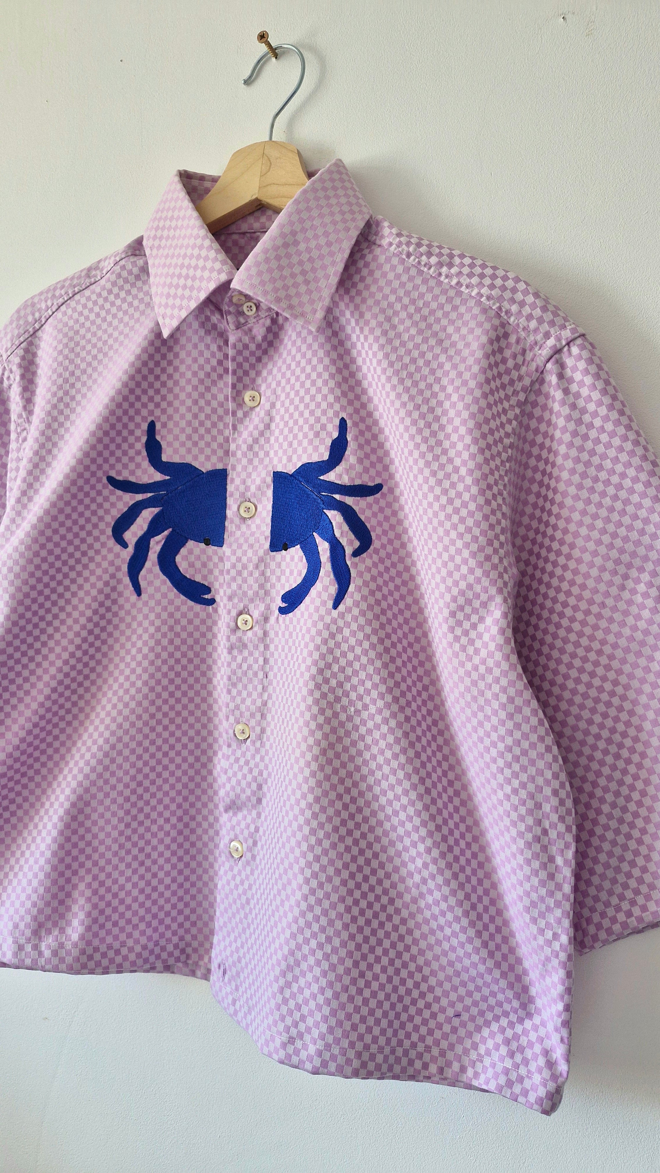 chemise lila crabe