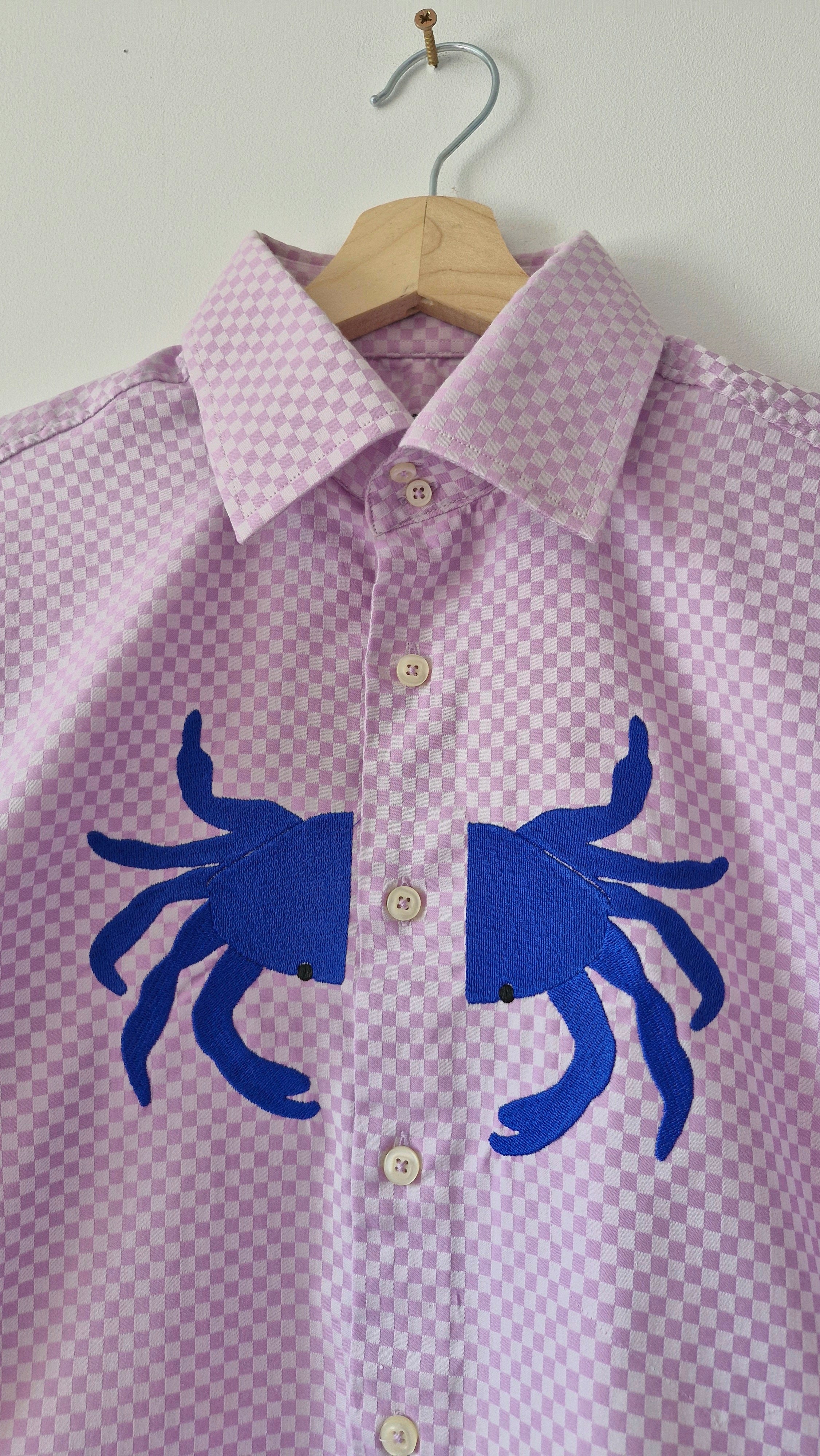 chemise lila crabe