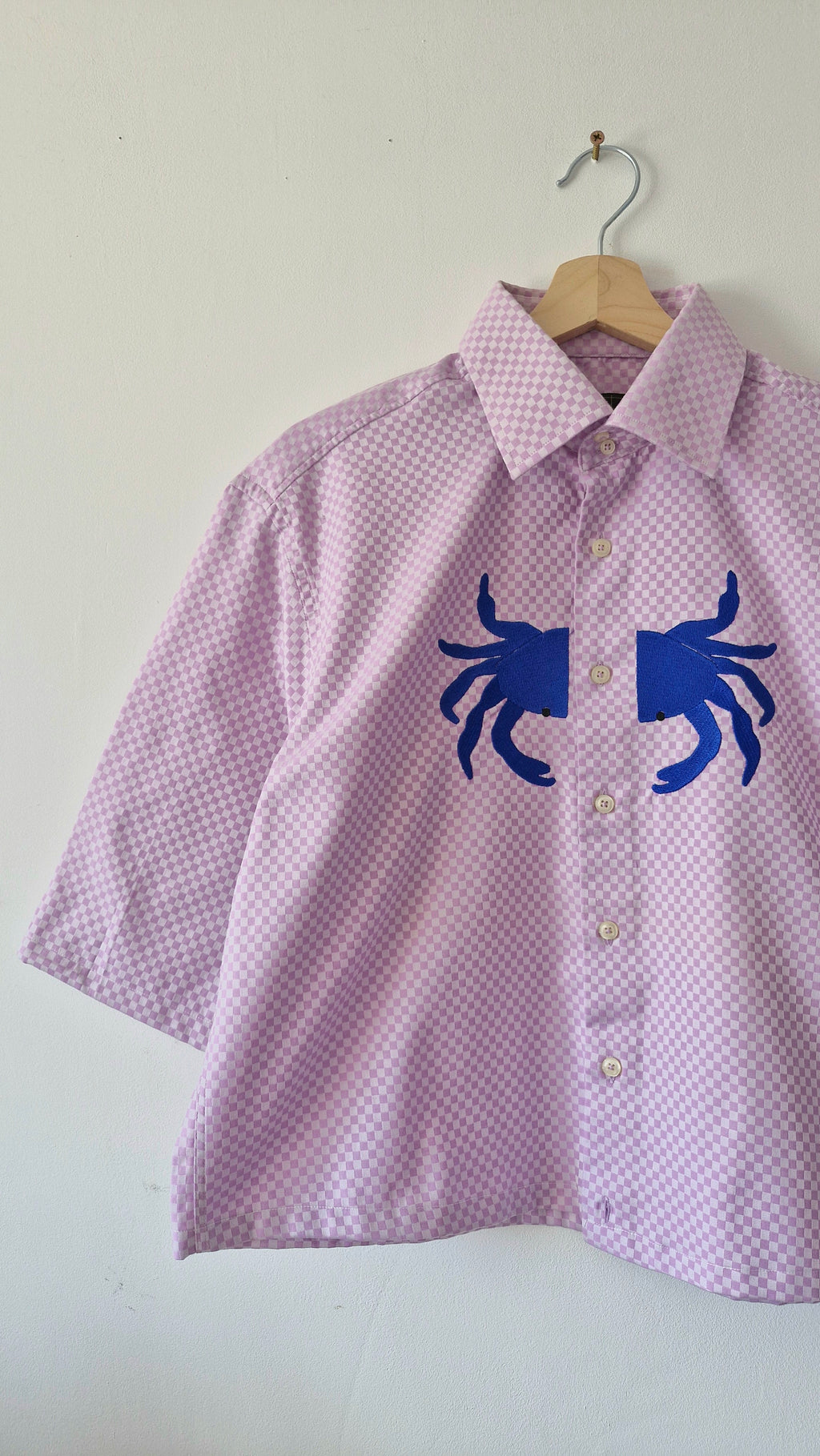 chemise lila crabe