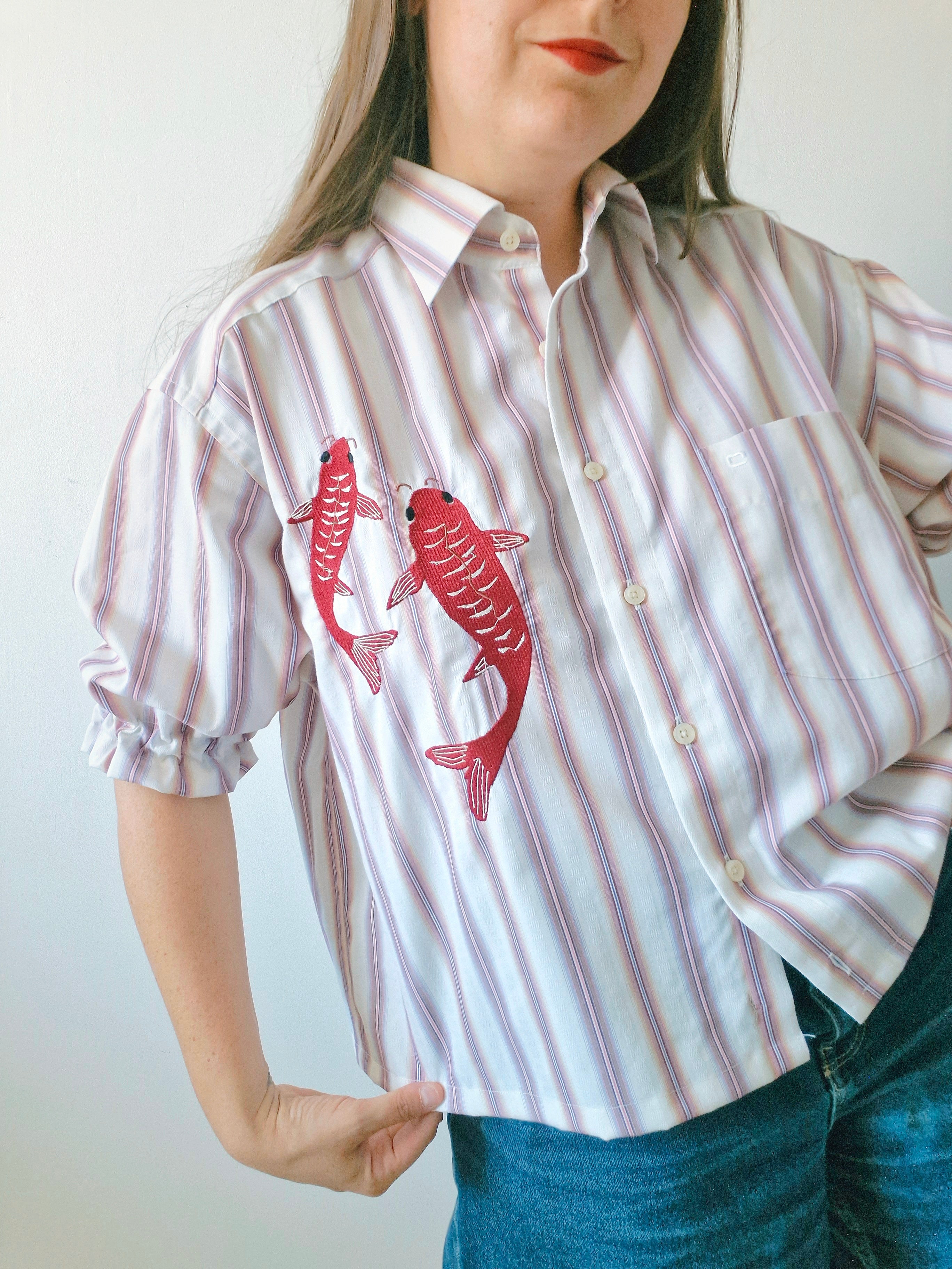 chemise carpe koi