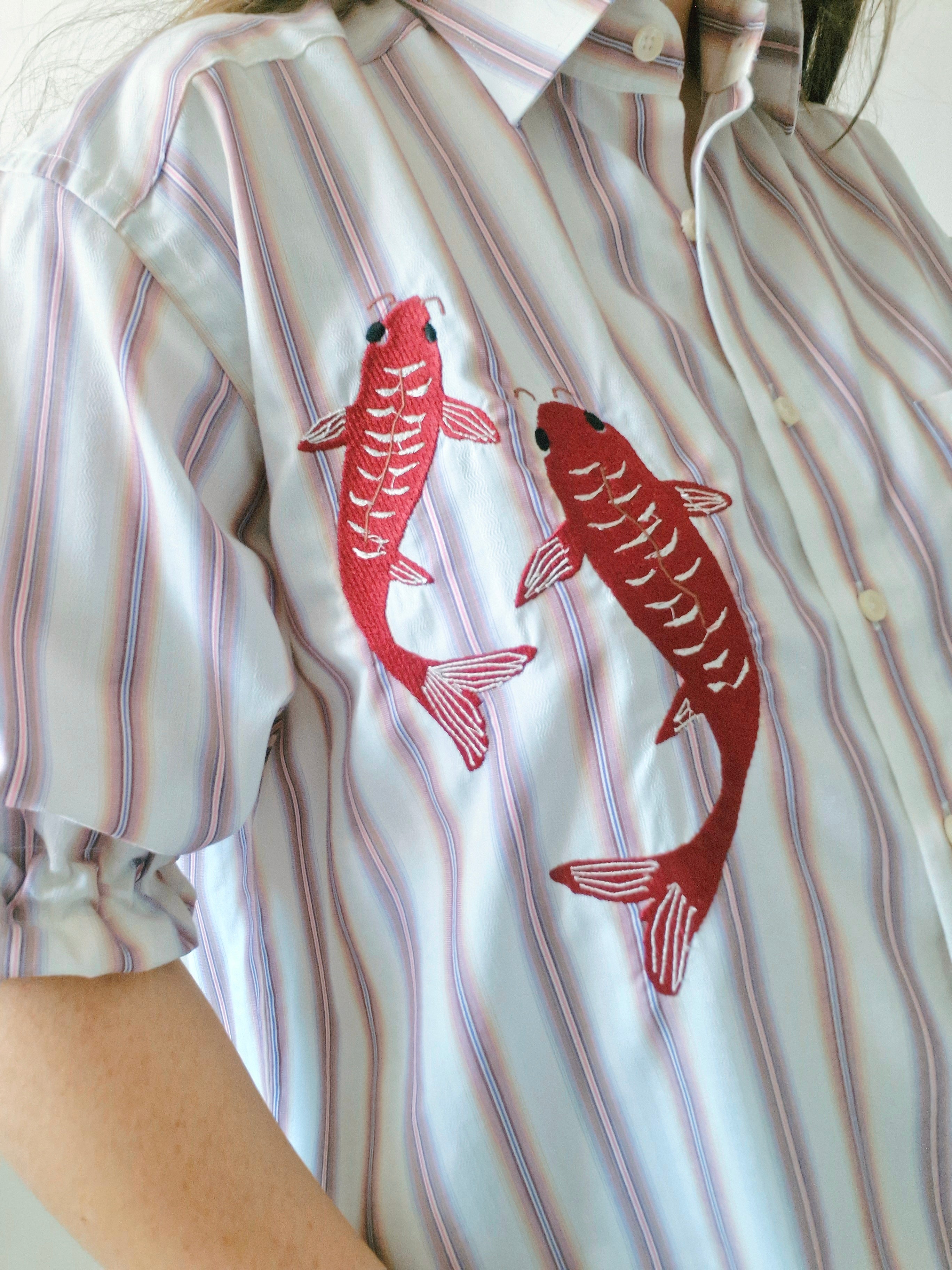 chemise carpe koi