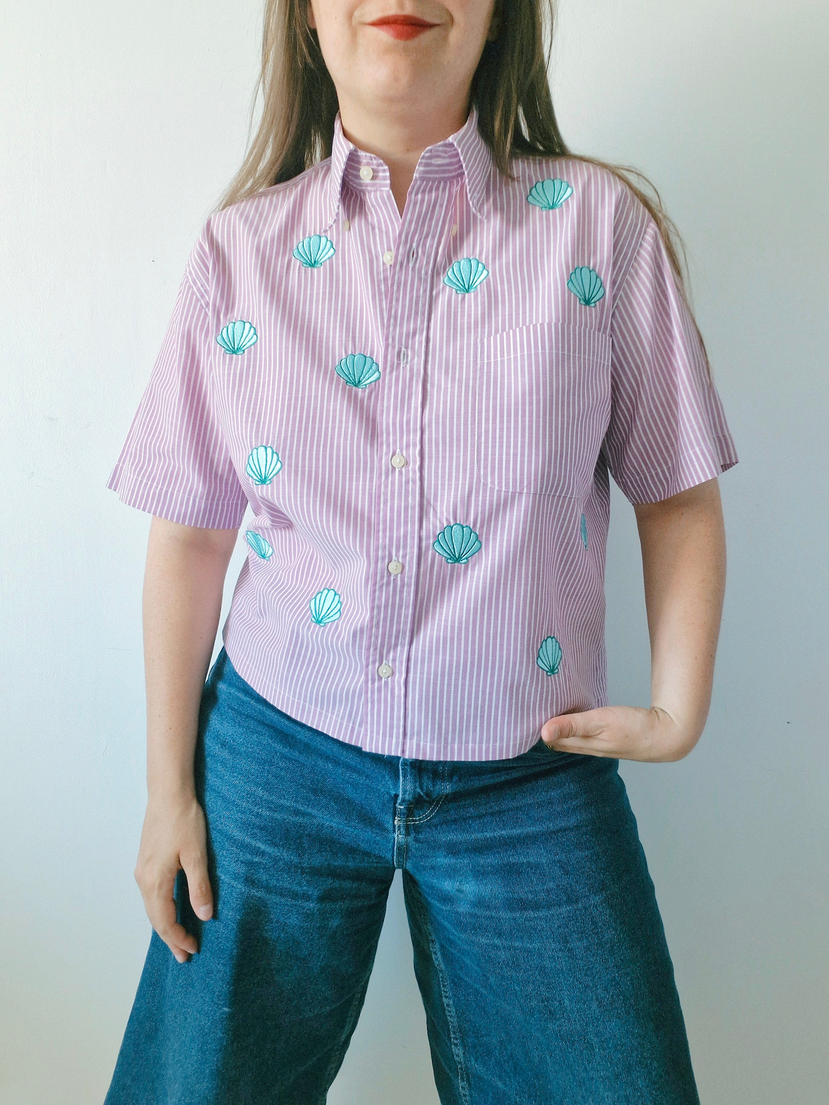 chemise coquillages