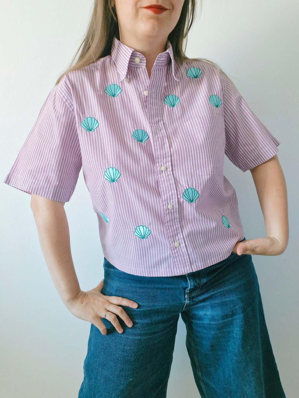 chemise coquillages