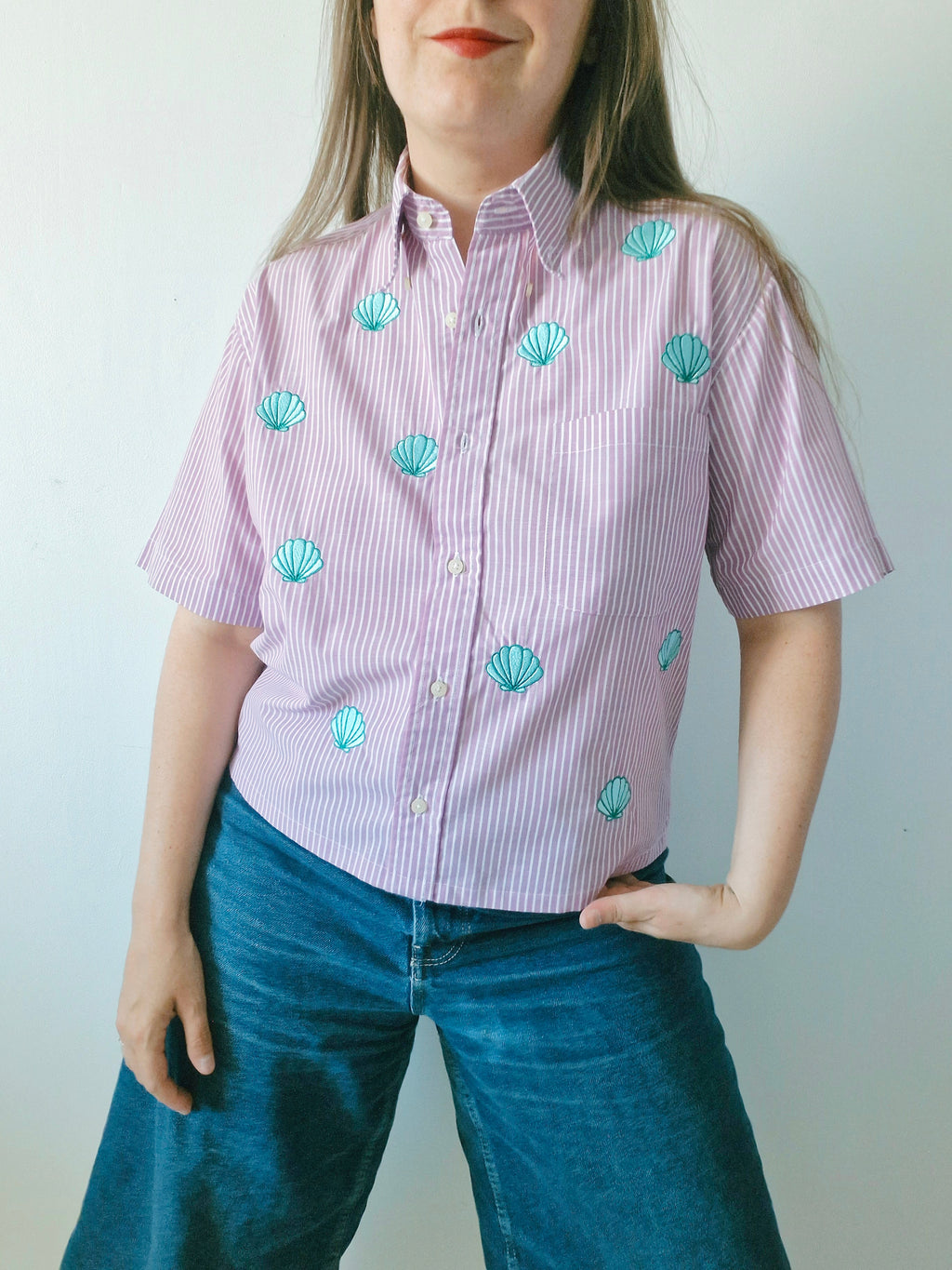 chemise coquillages