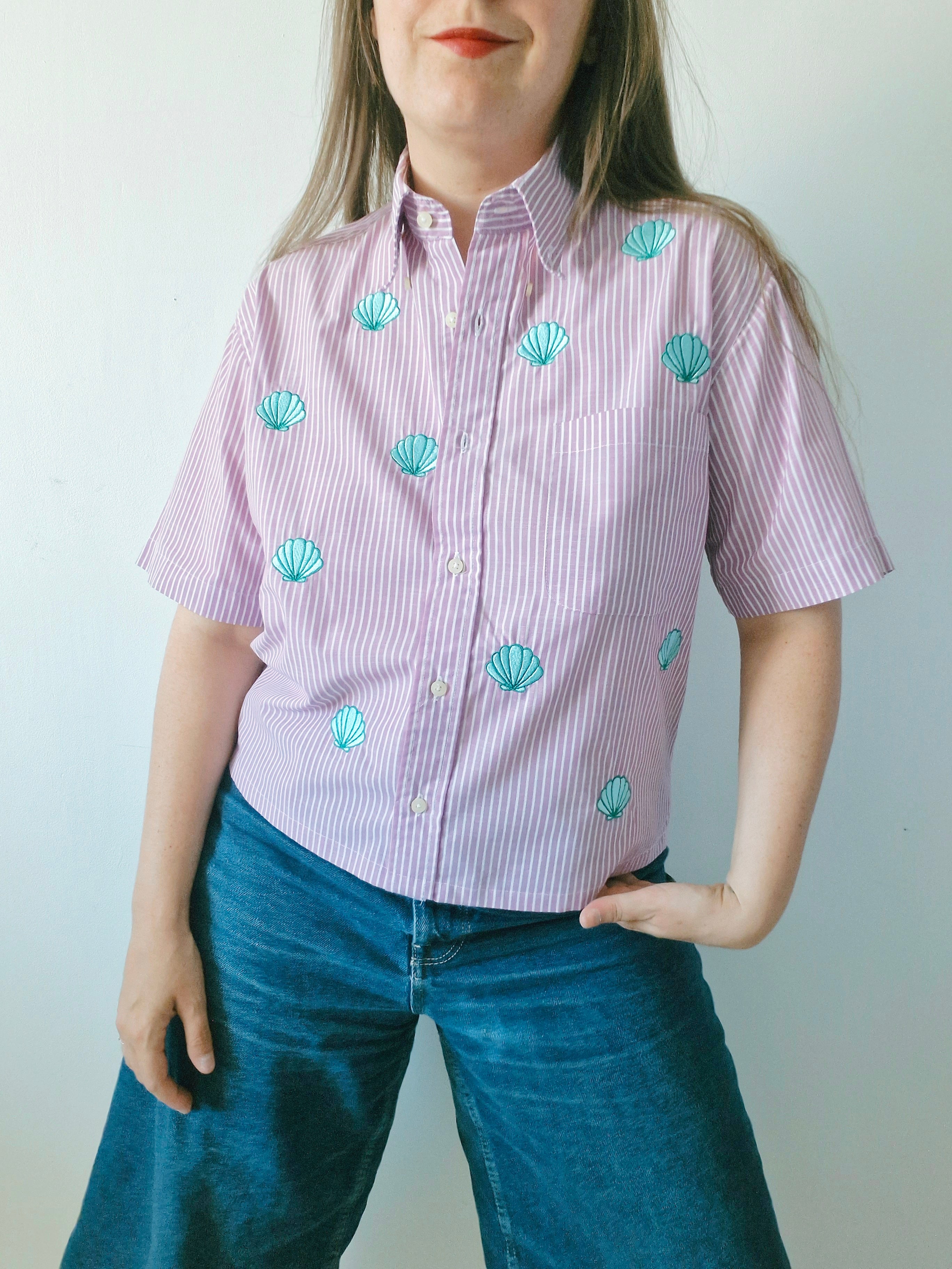 chemise coquillages