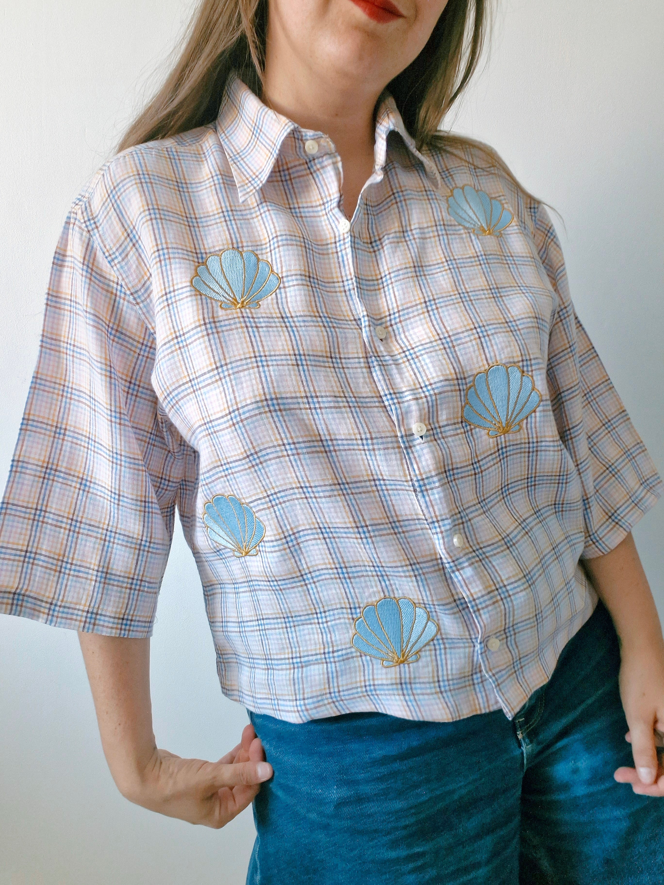 chemise coquillage