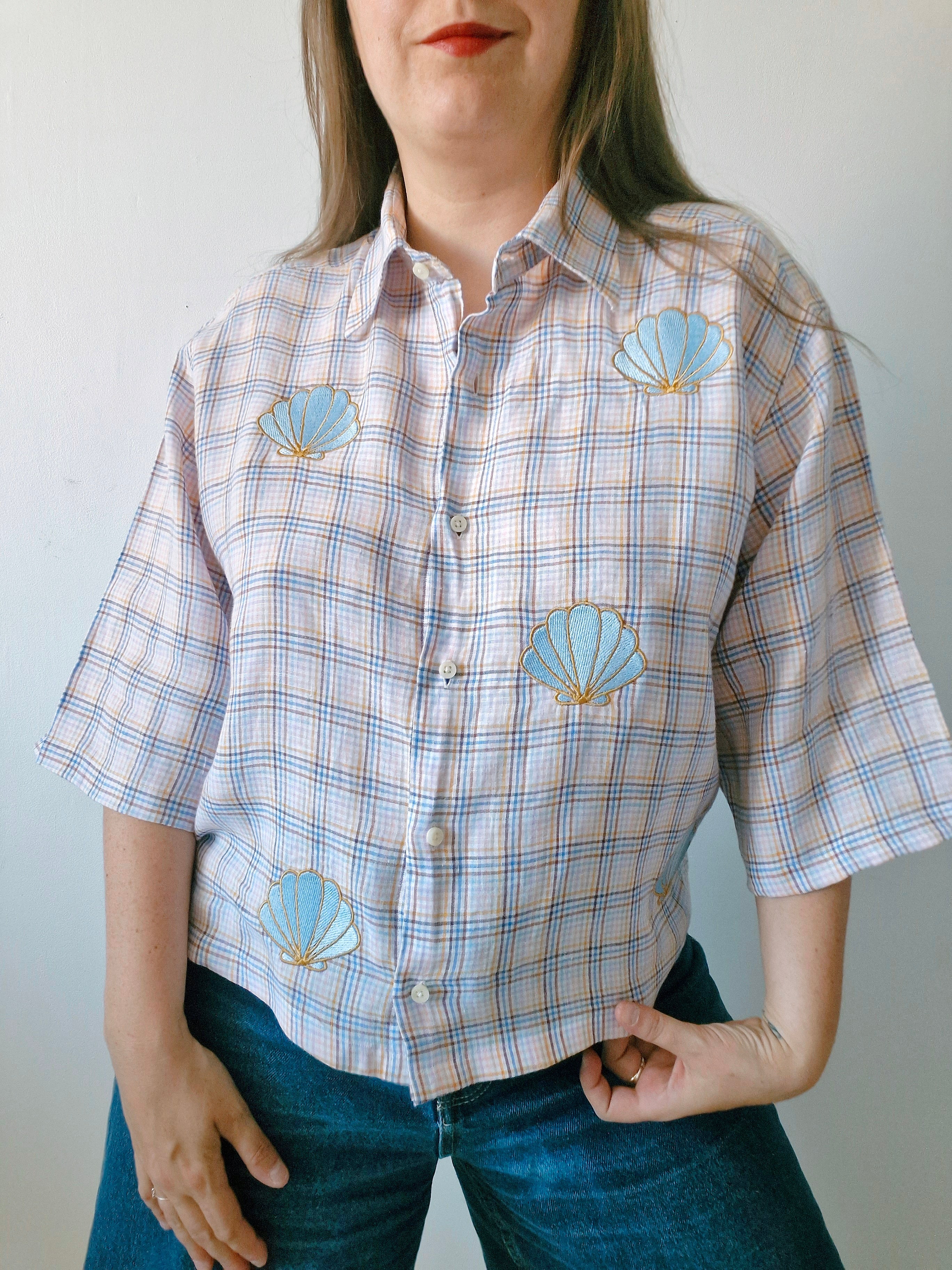 chemise coquillage