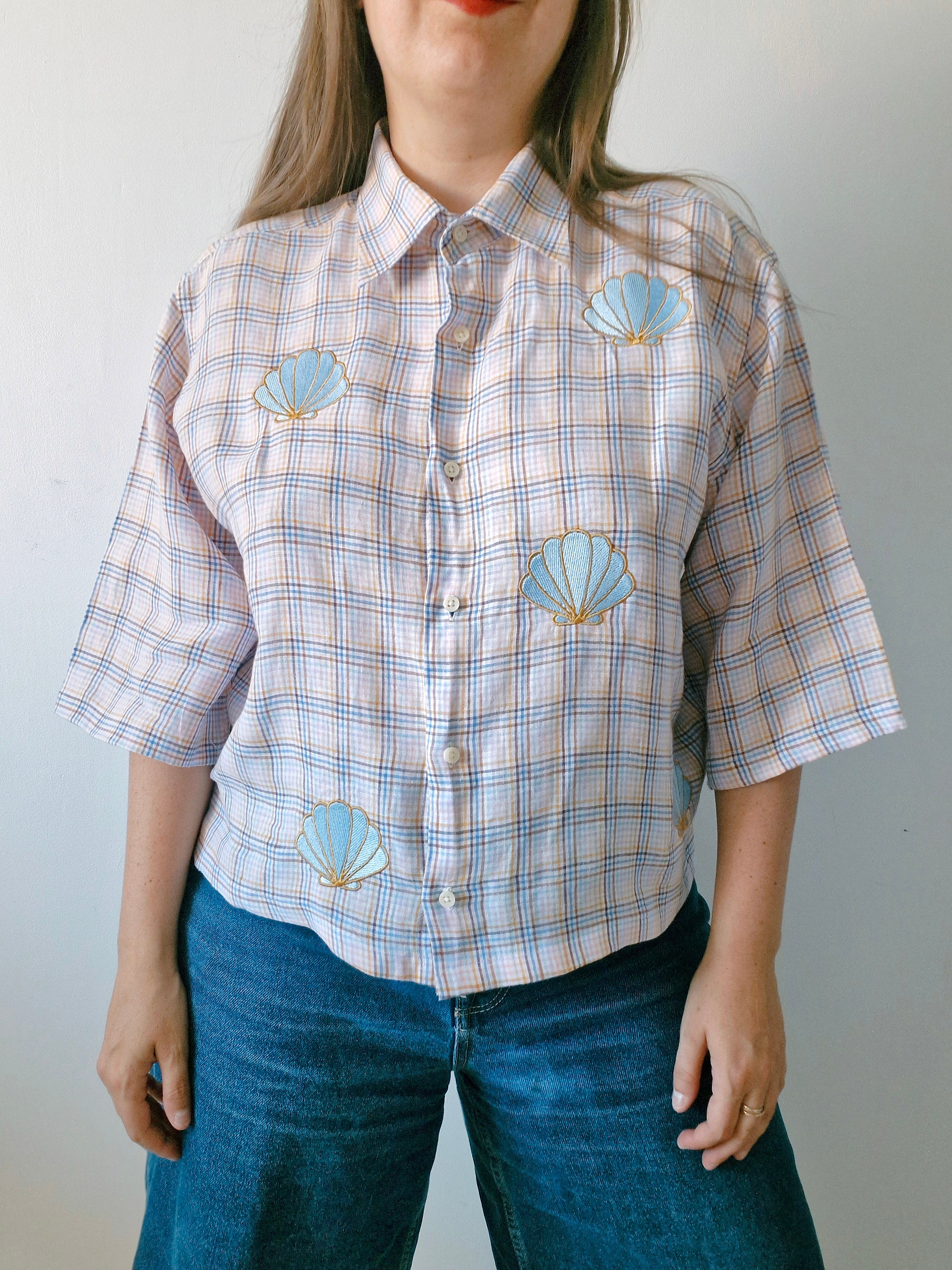 chemise coquillage