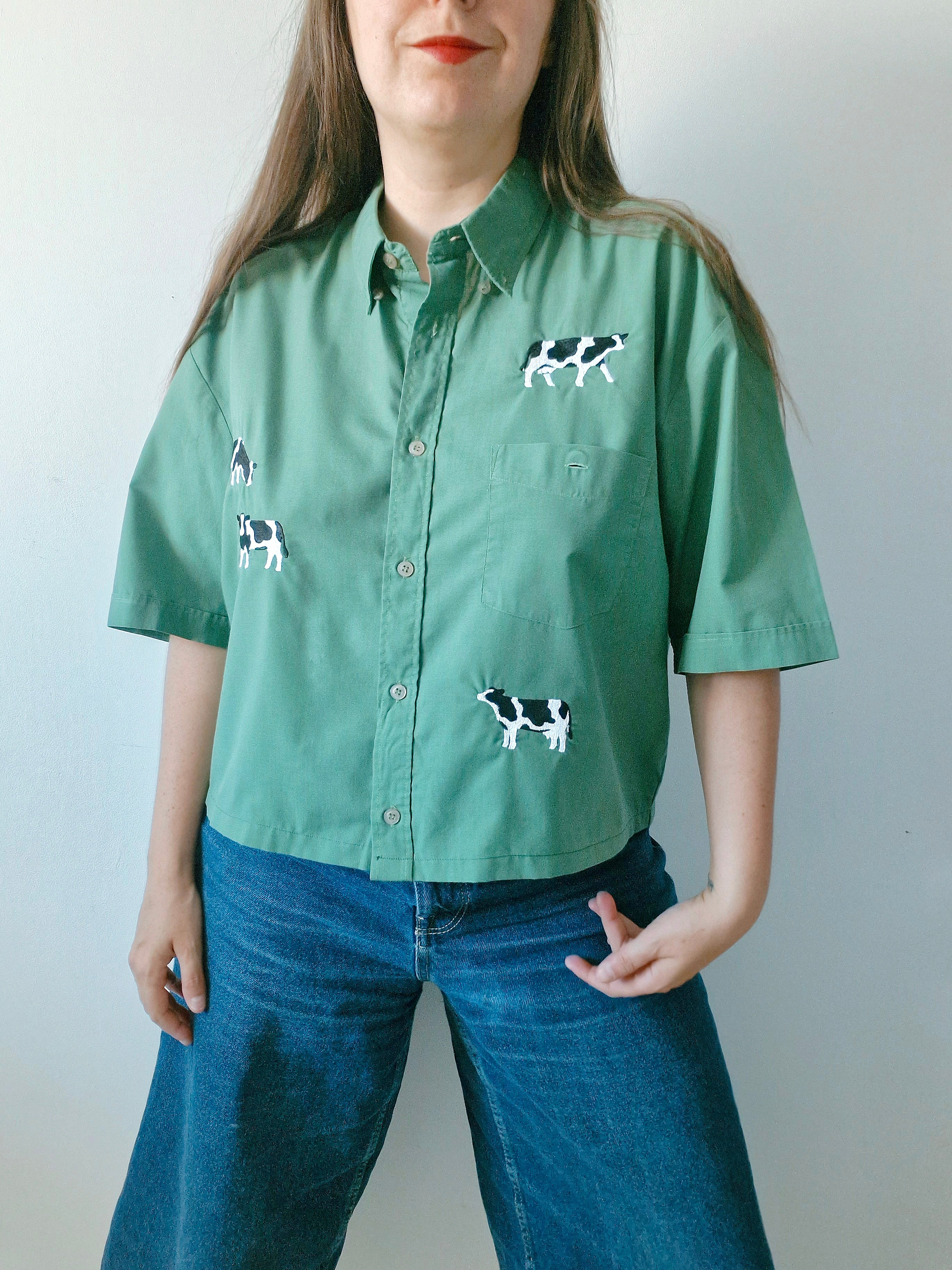 chemise vaches