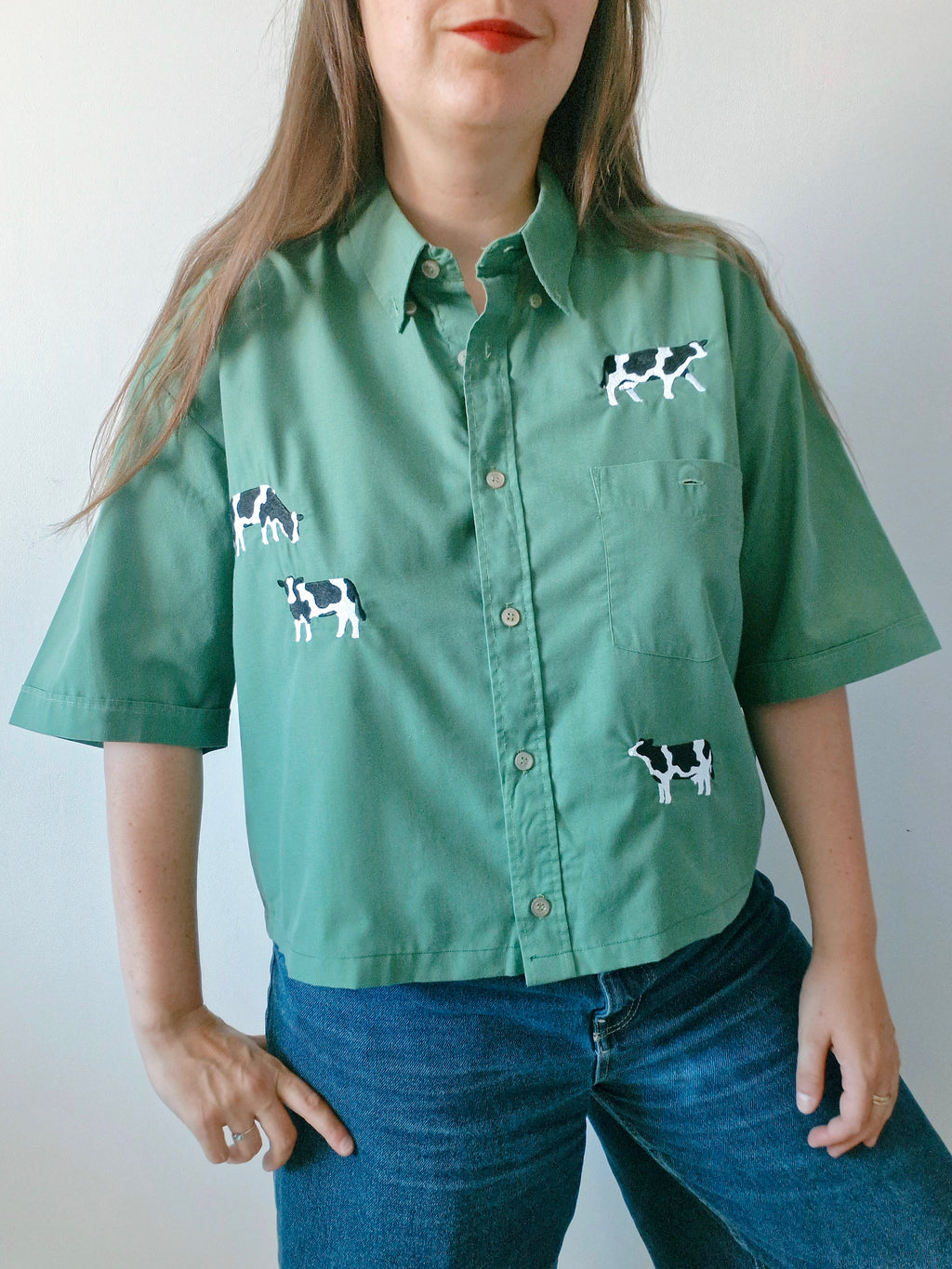 chemise vaches