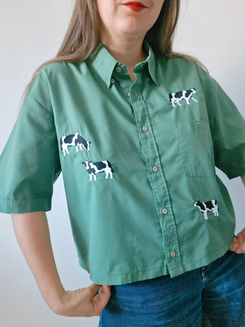 chemise vaches