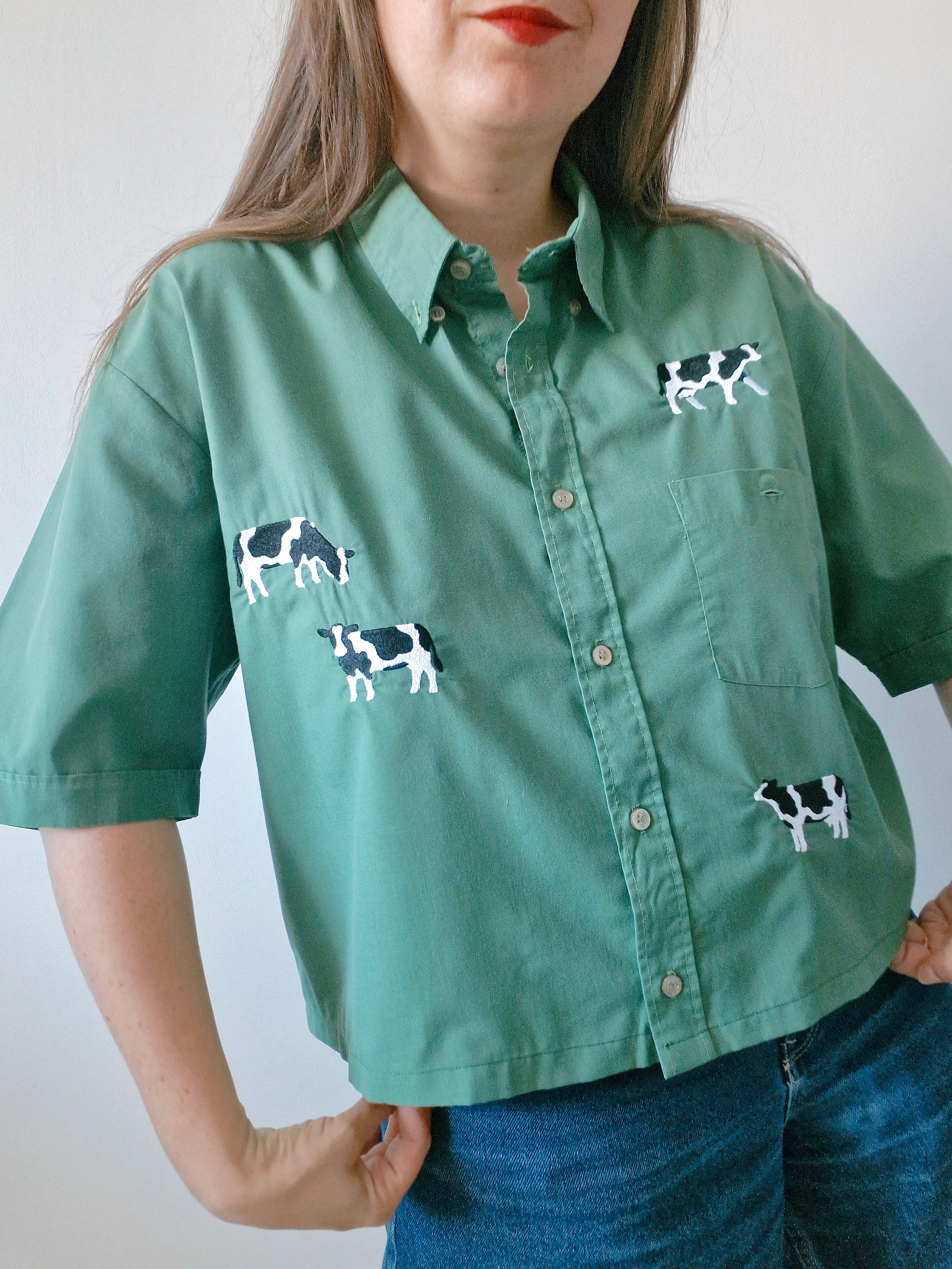 chemise vaches
