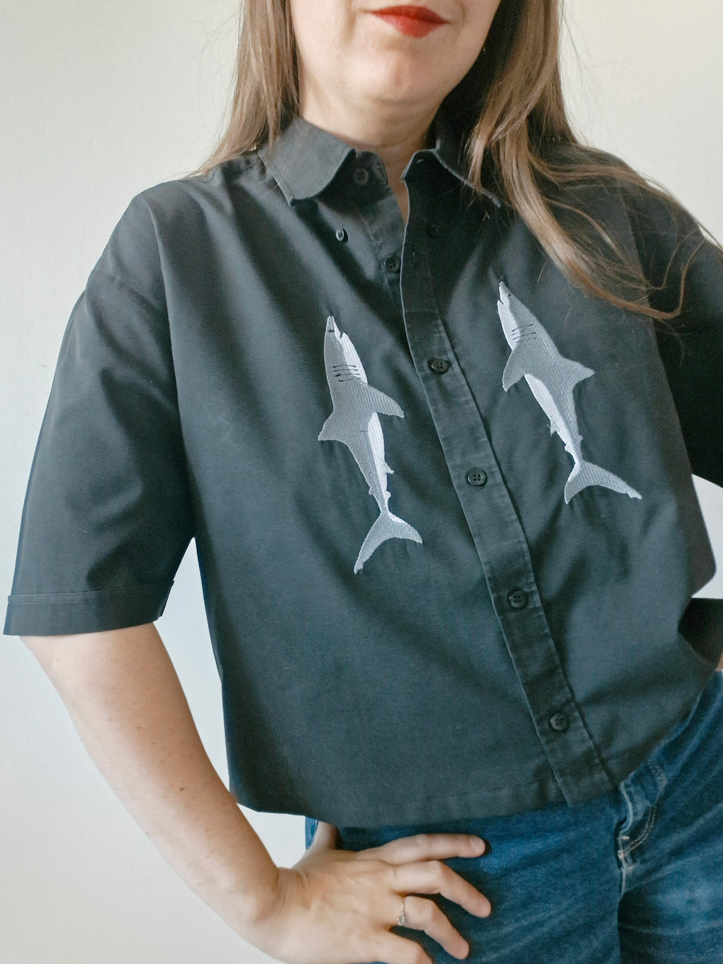chemise requin