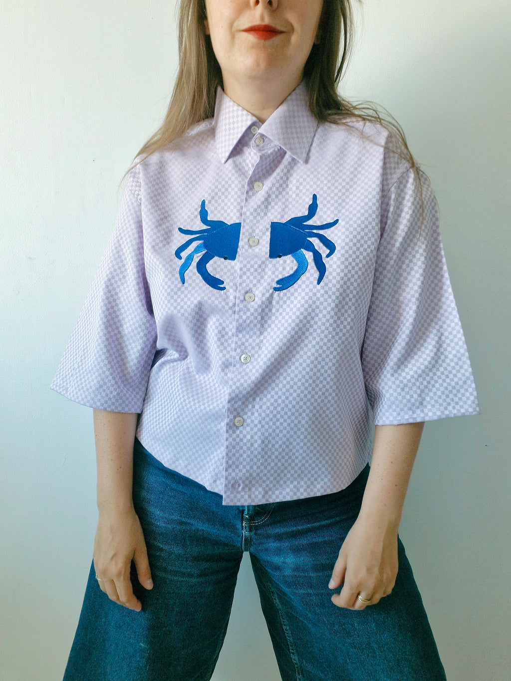 chemise lila crabe
