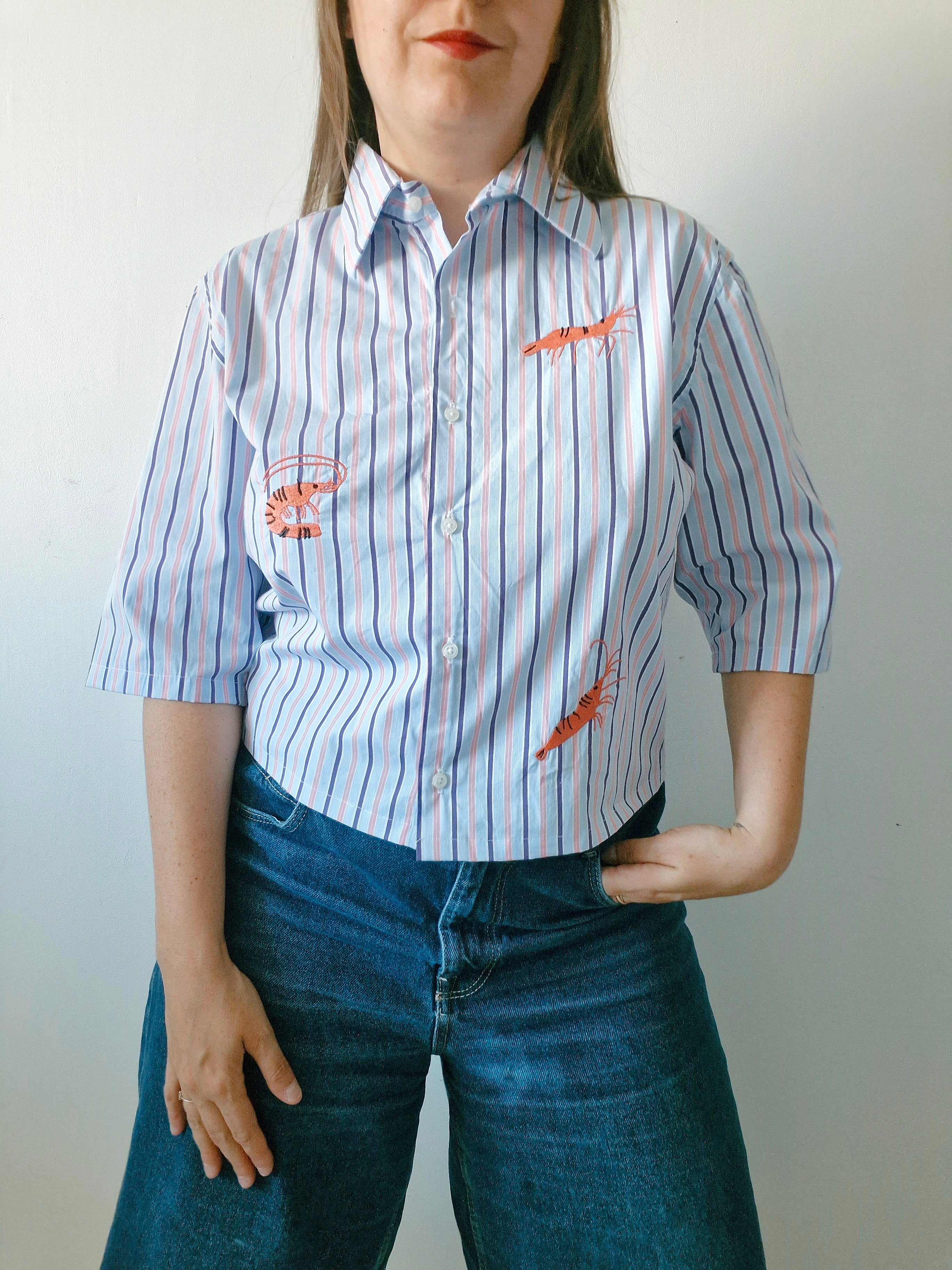 chemise crevettes