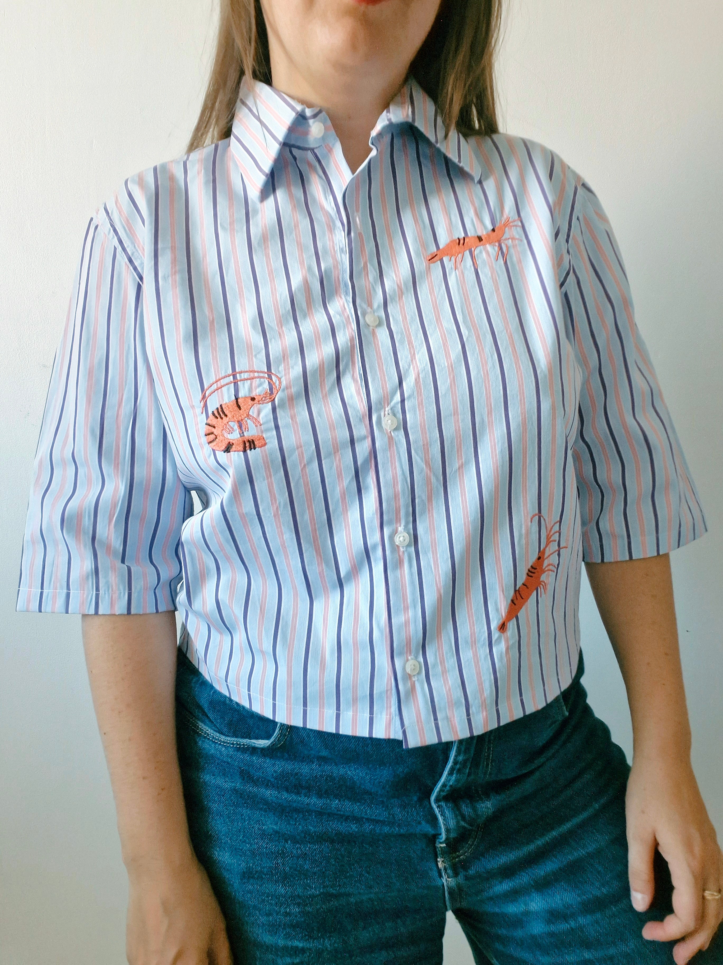 chemise crevettes
