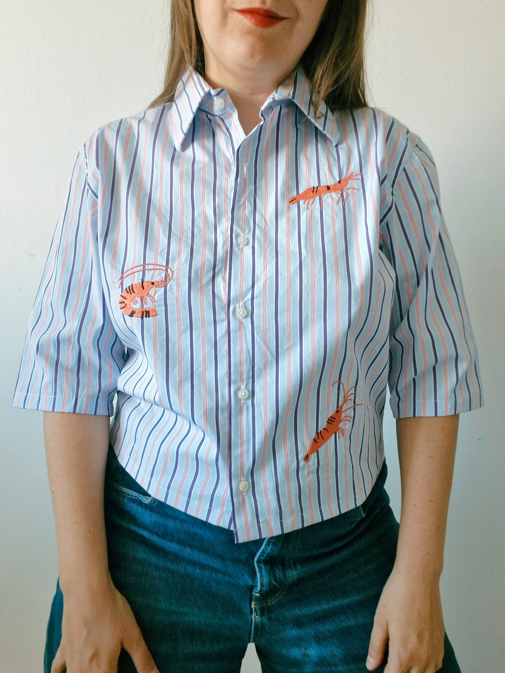 chemise crevettes