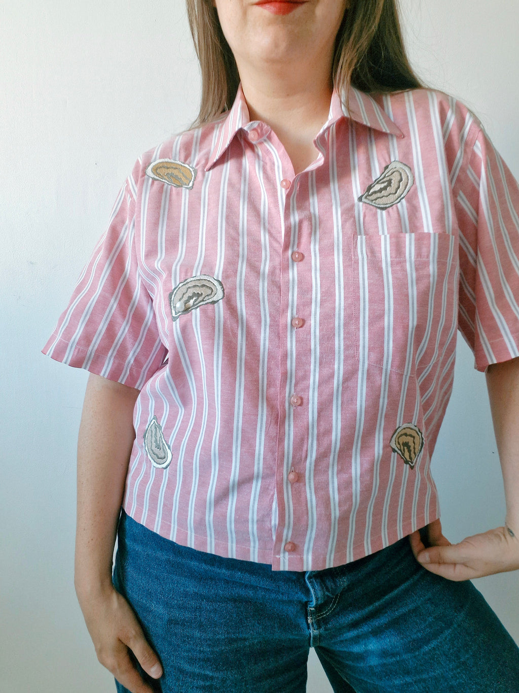 chemise huitre