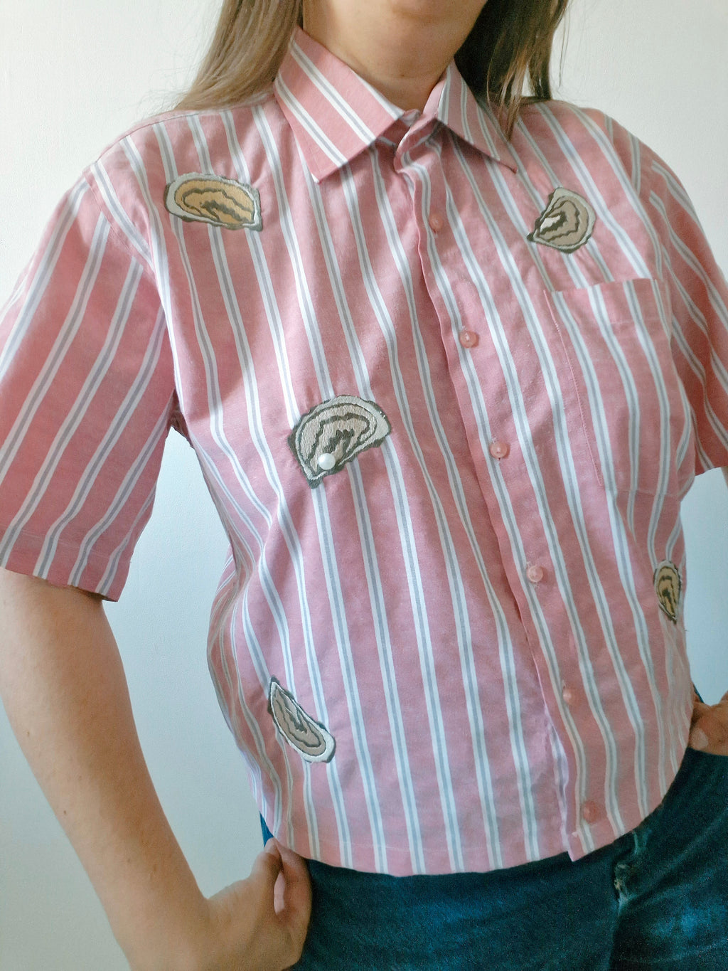chemise huitre