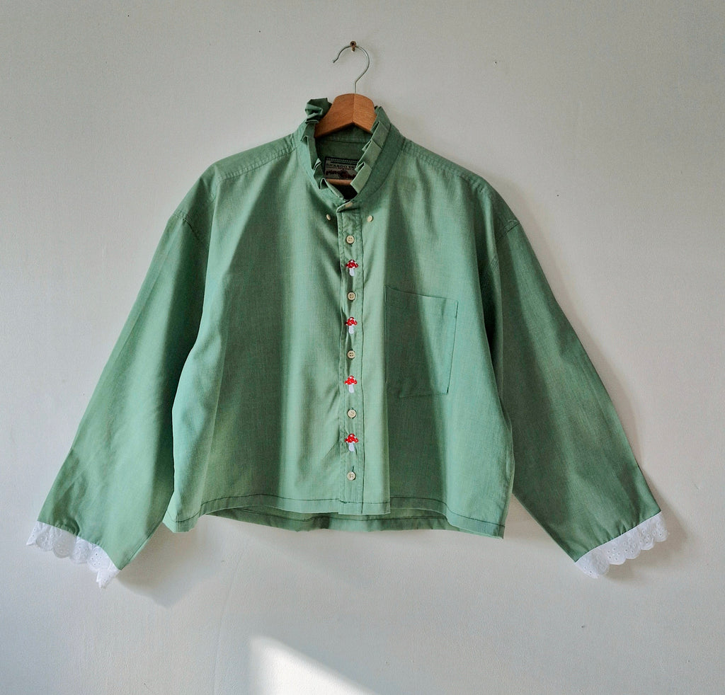 Chemise Verte Champignon