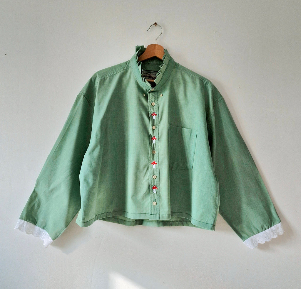 Chemise Verte Champignon