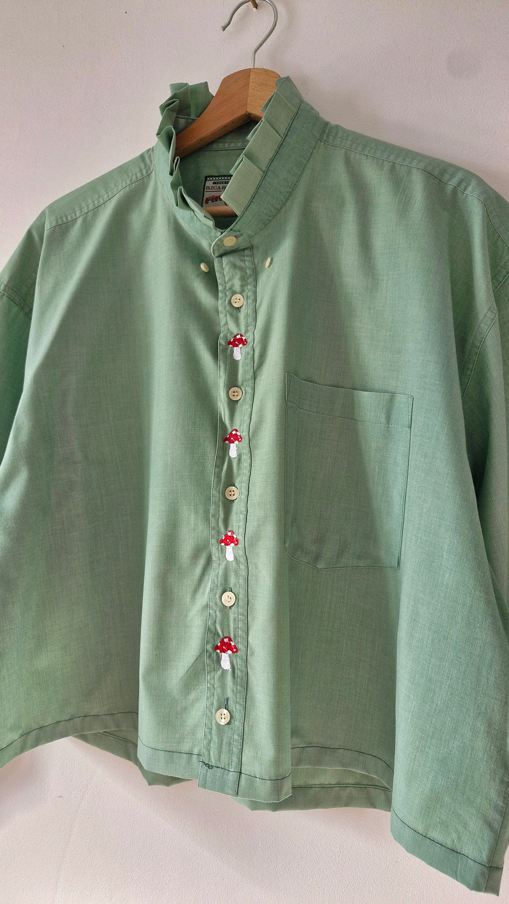 Chemise Verte Champignon