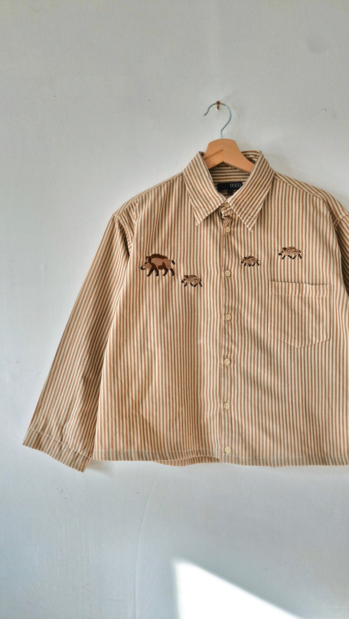 Chemise Famille de sangliers