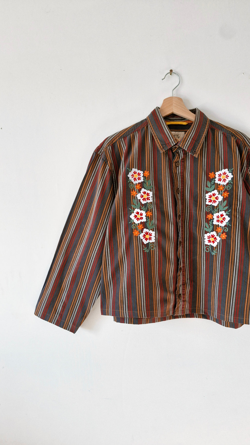 chemise Rayé & Fleurs
