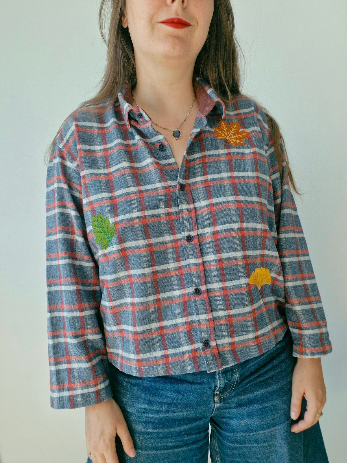 chemise Feuilles mortes