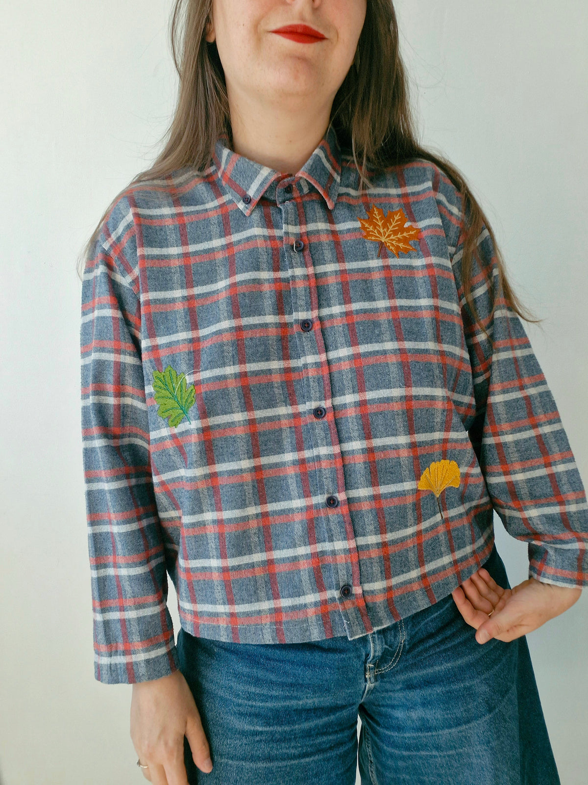 chemise Feuilles mortes