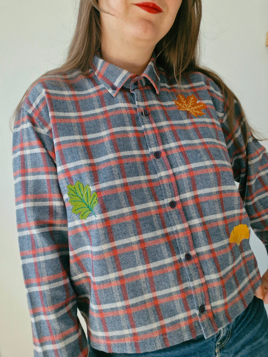 chemise Feuilles mortes