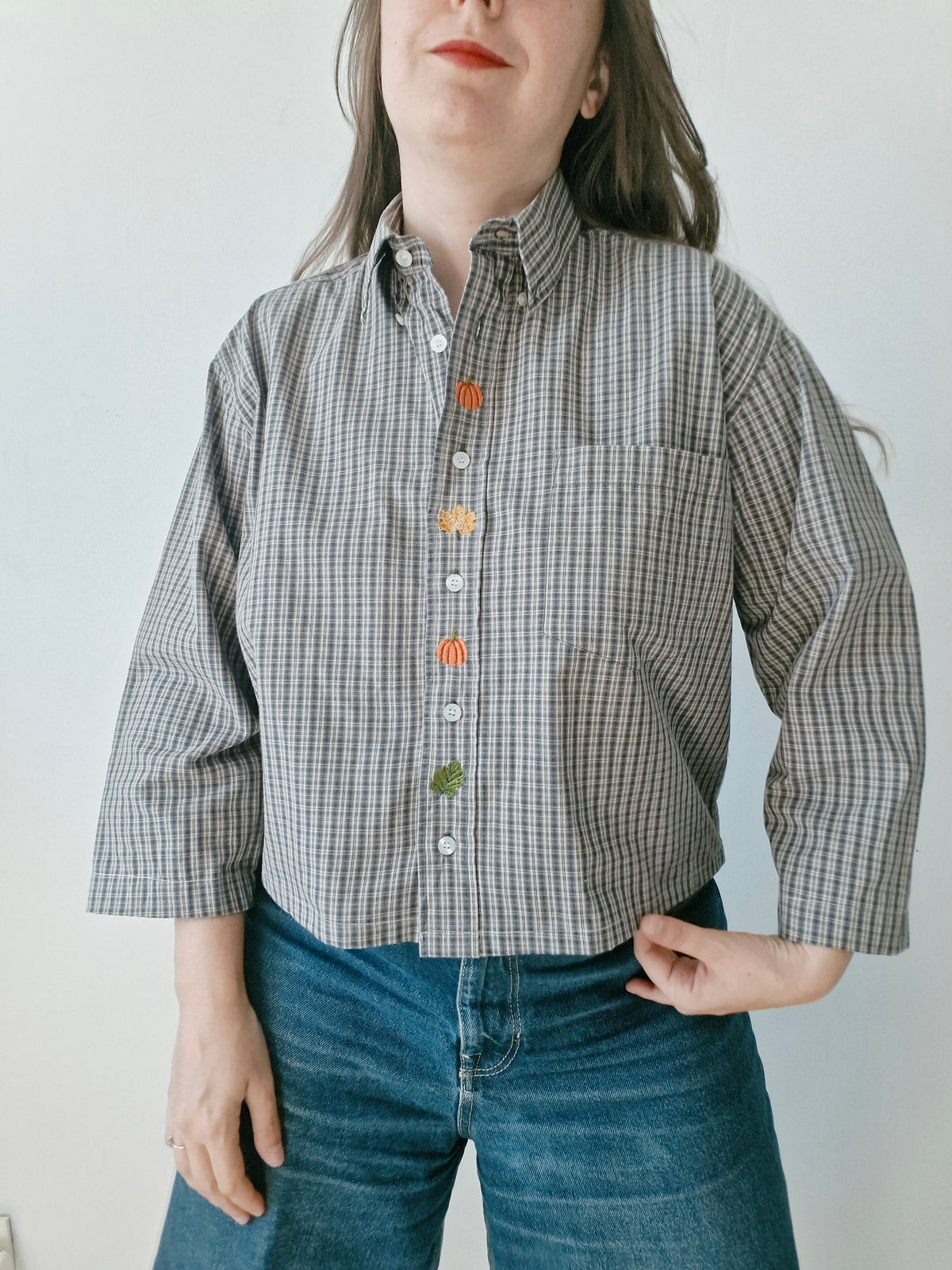 chemise Feuilles et courges