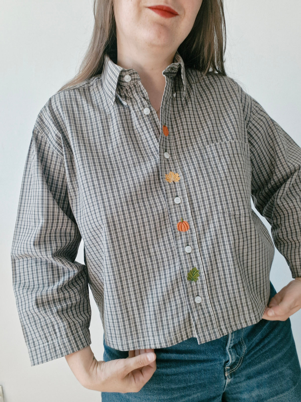 chemise Feuilles et courges